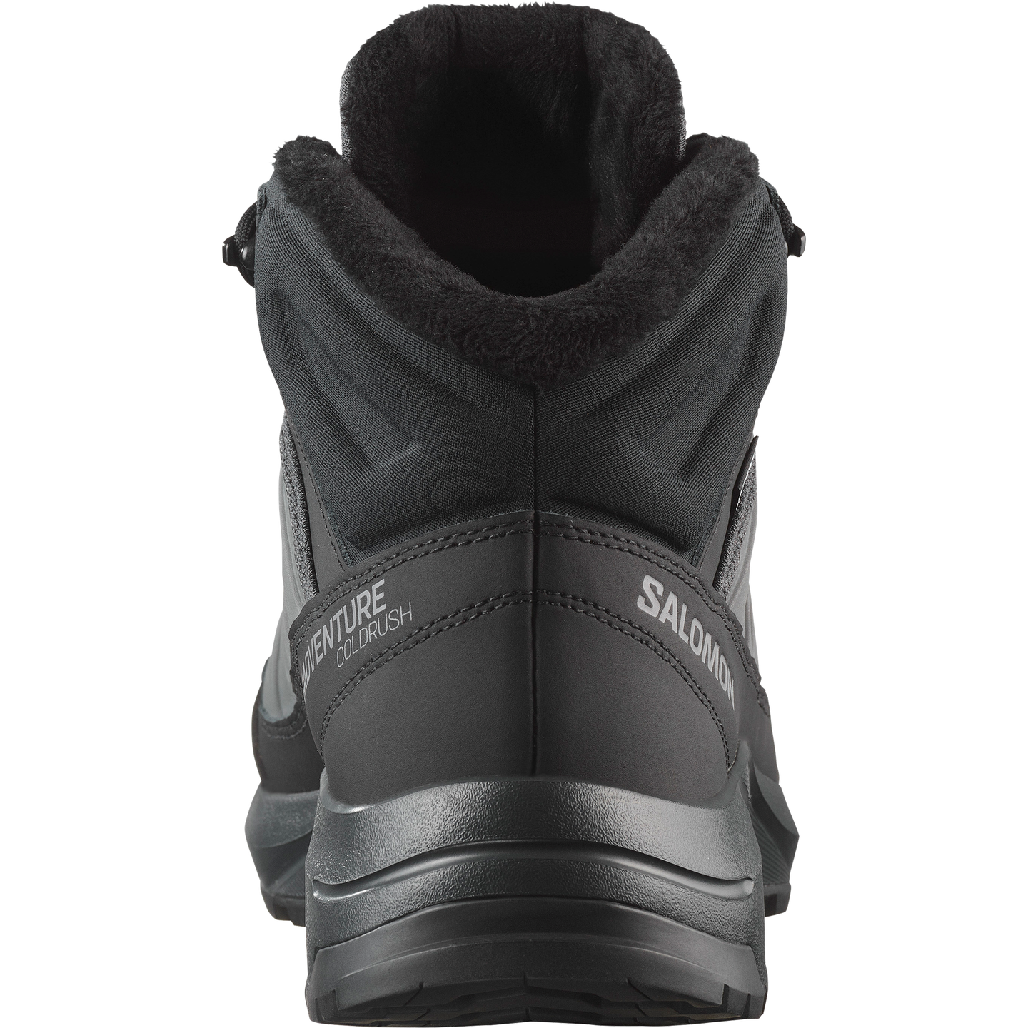 Мужские кроссовки Salomon X-ADVENTURE Coldrush Waterproof, цвет: Асфальтовый / Чёрный — фото 6
