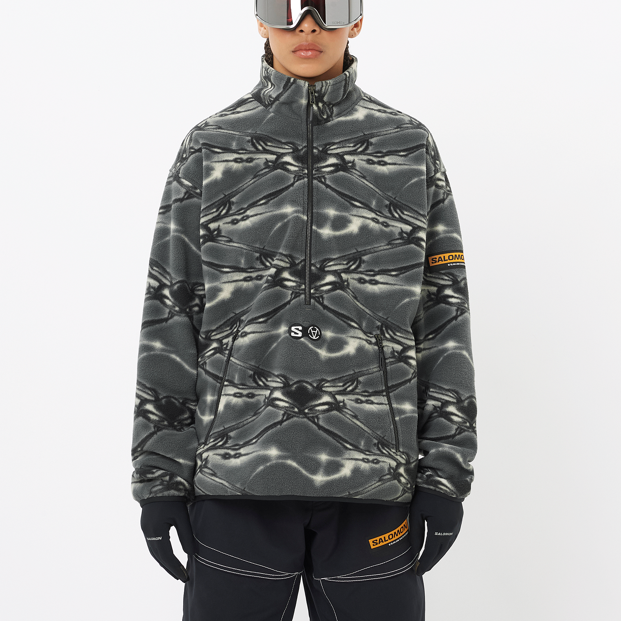 SALOMON FLEECE SLAM JAM Unisex Half Zip Midlayer | Salomon