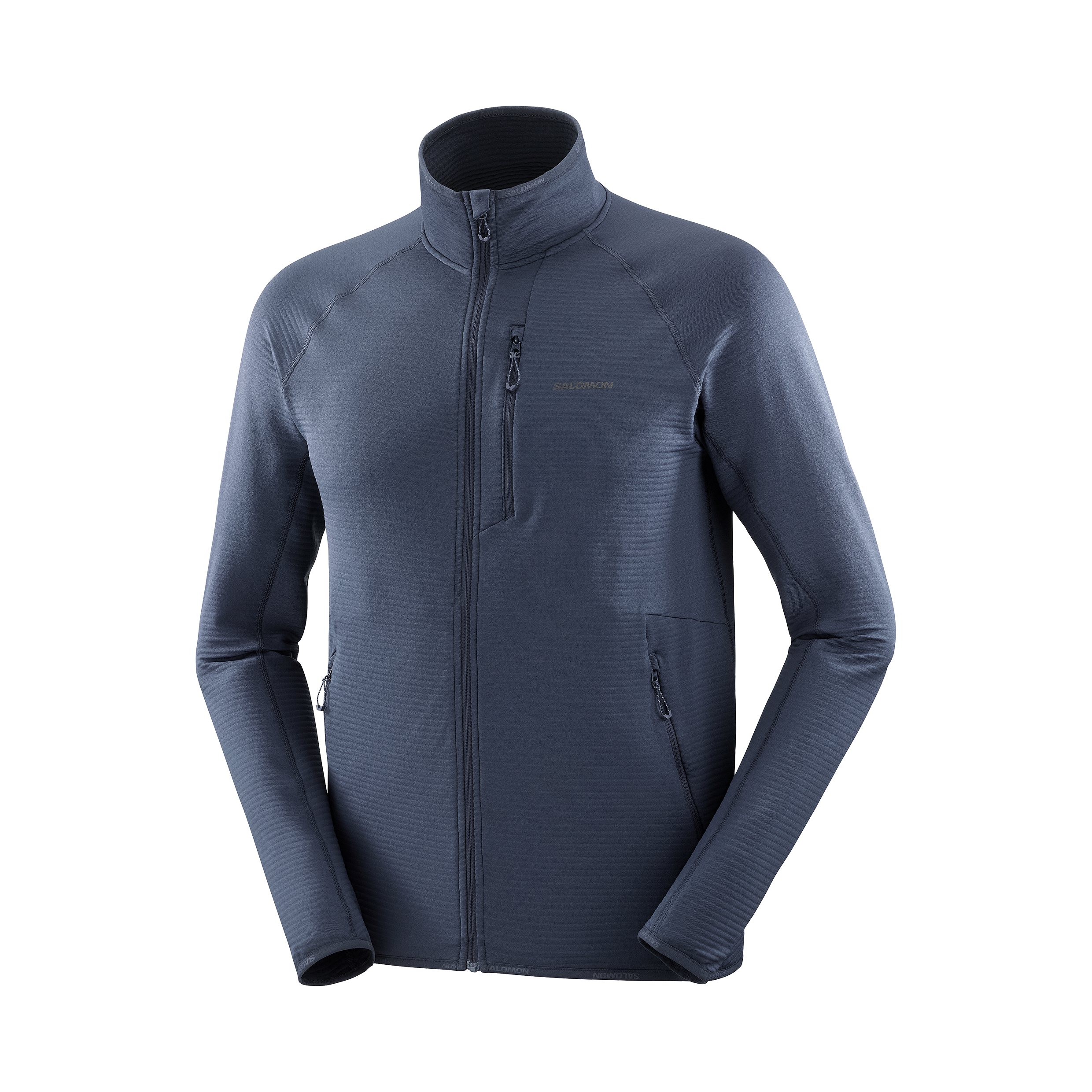 ジャケット・アウター Salomon SNTIAL LIGHTWARM FZ M Men's Full Zip Midlayer Jacket | Salomon