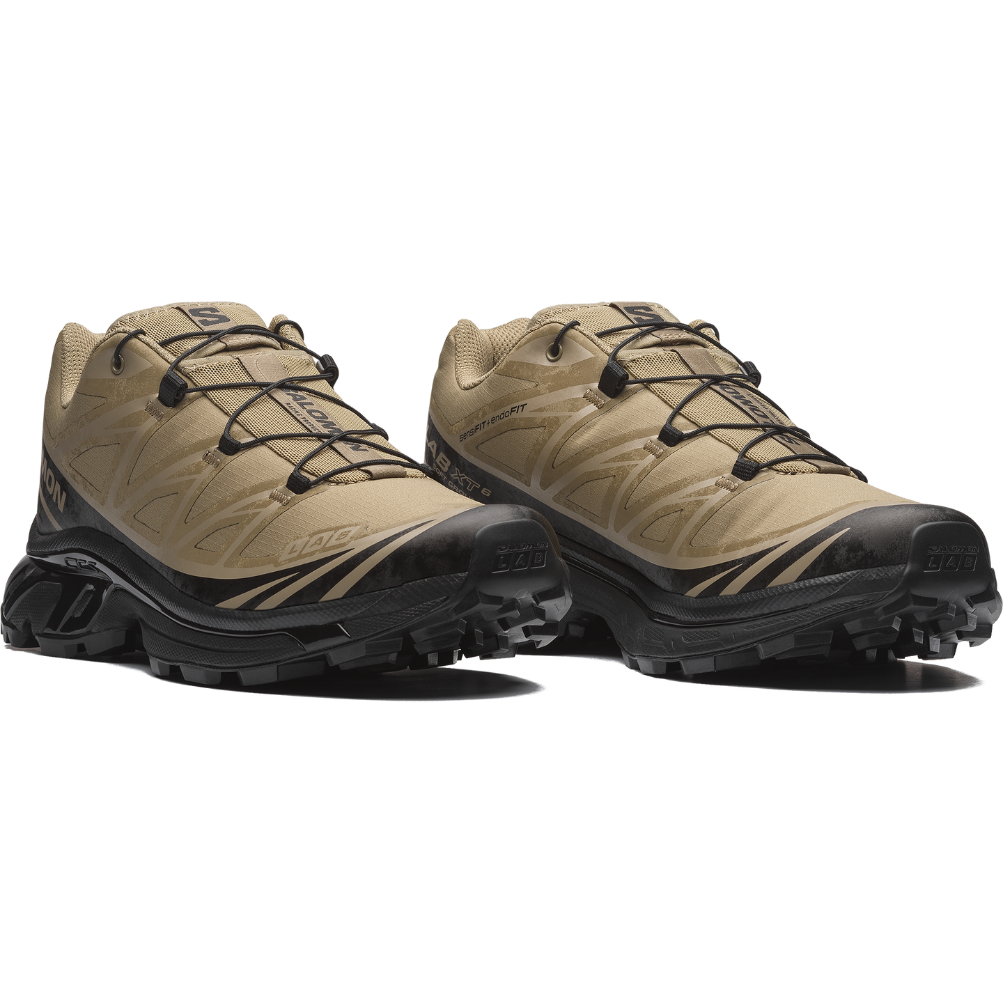 Кроссовки Salomon XT-6 Protective, цвет: Чёрный / Серебряный шалфейный — фото 3