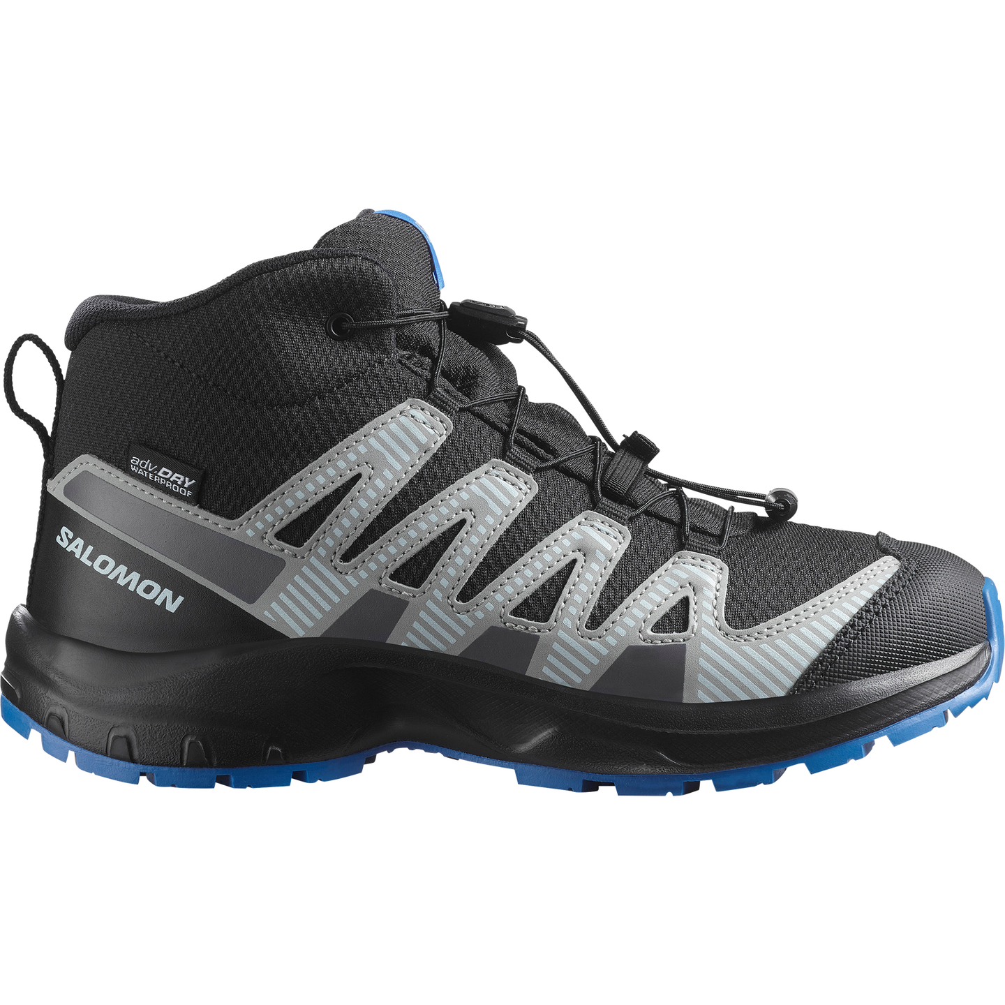 Водонепроницаемые ботинки Salomon XA Pro V8 Mid, цвет: Чёрный / Синий — фото 1