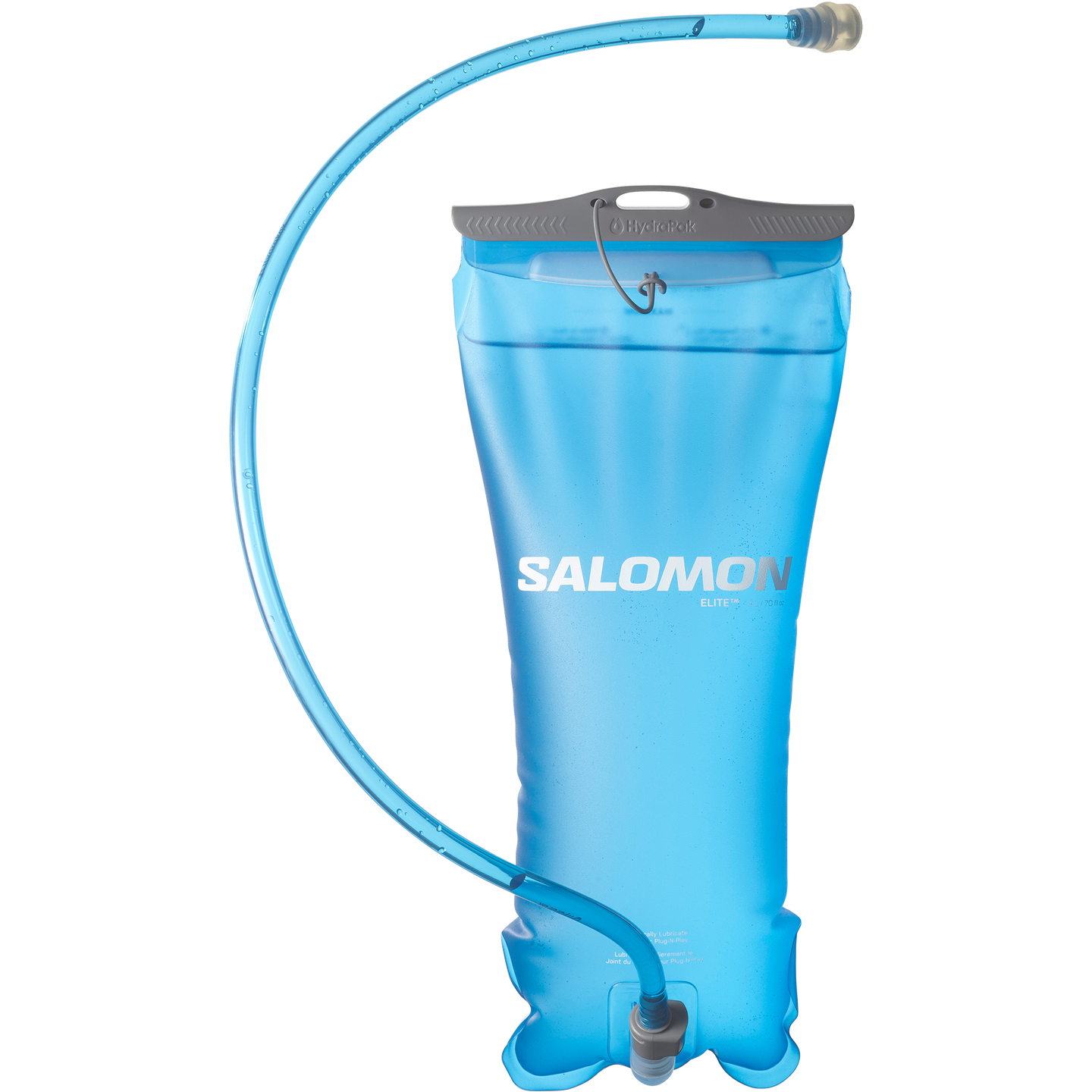 Питьевой резервуар Salomon Soft Reservoir 2 л, цвет: Прозрачный синий — фото 1