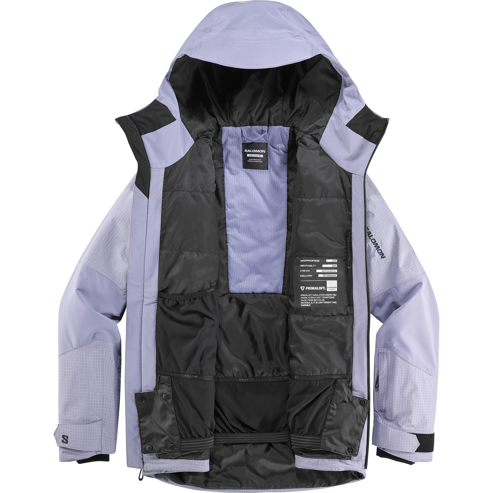 SPARK JACKET M Men's Insulated Hooded Jacket | Salomon
