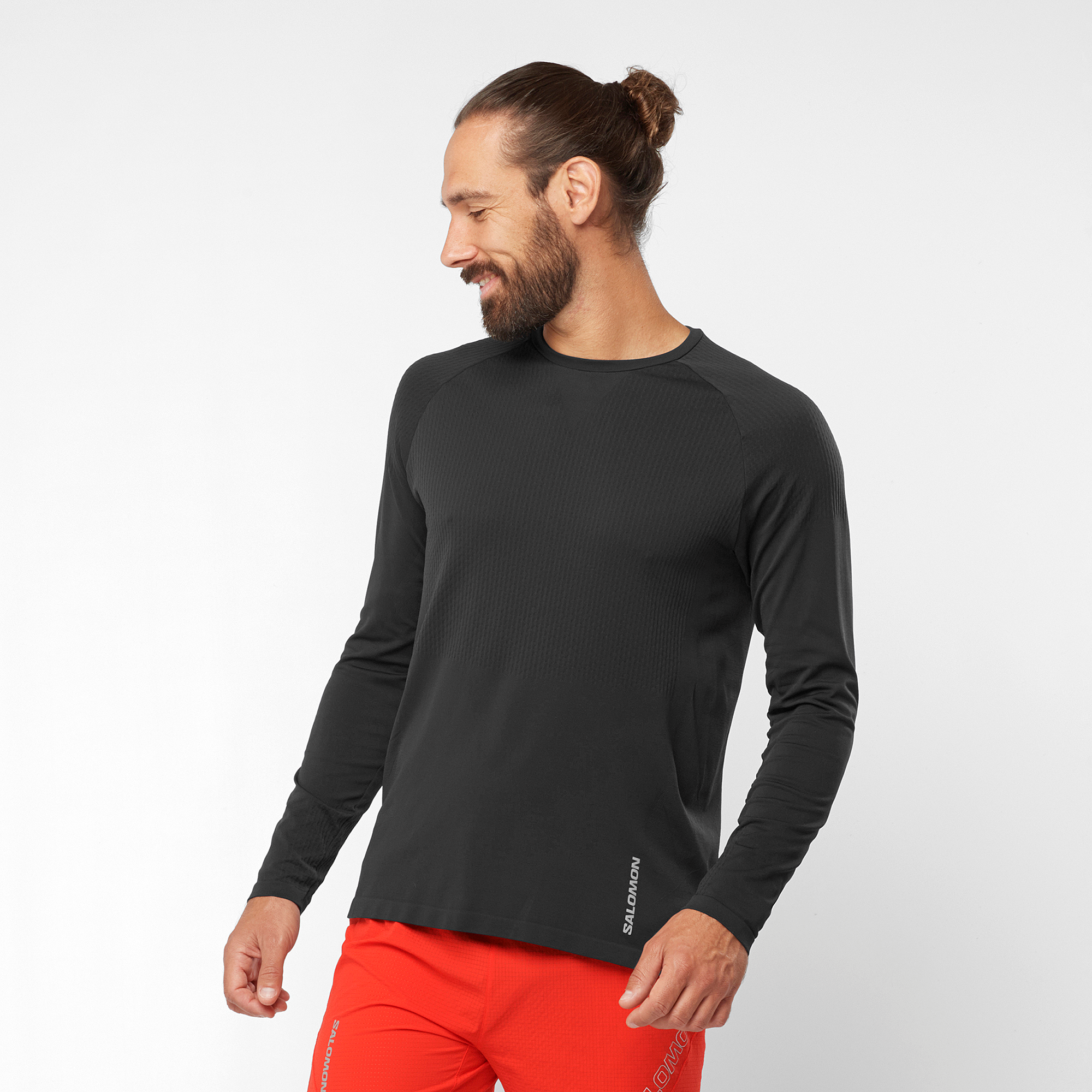 SENSE AERO SEAMLESS TEE M Men's Long Sleeve T-Shirt | Salomon SENSE AERO SEAMLESS TEE M Men's Long Sleeve T-Shirt | Salomon