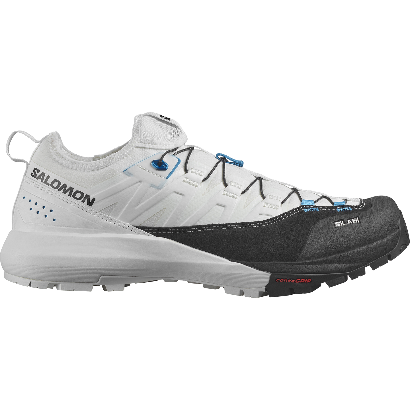 Кроссовки Salomon S/LAB Alpinway, цвет: Белый / Чёрный — фото 1