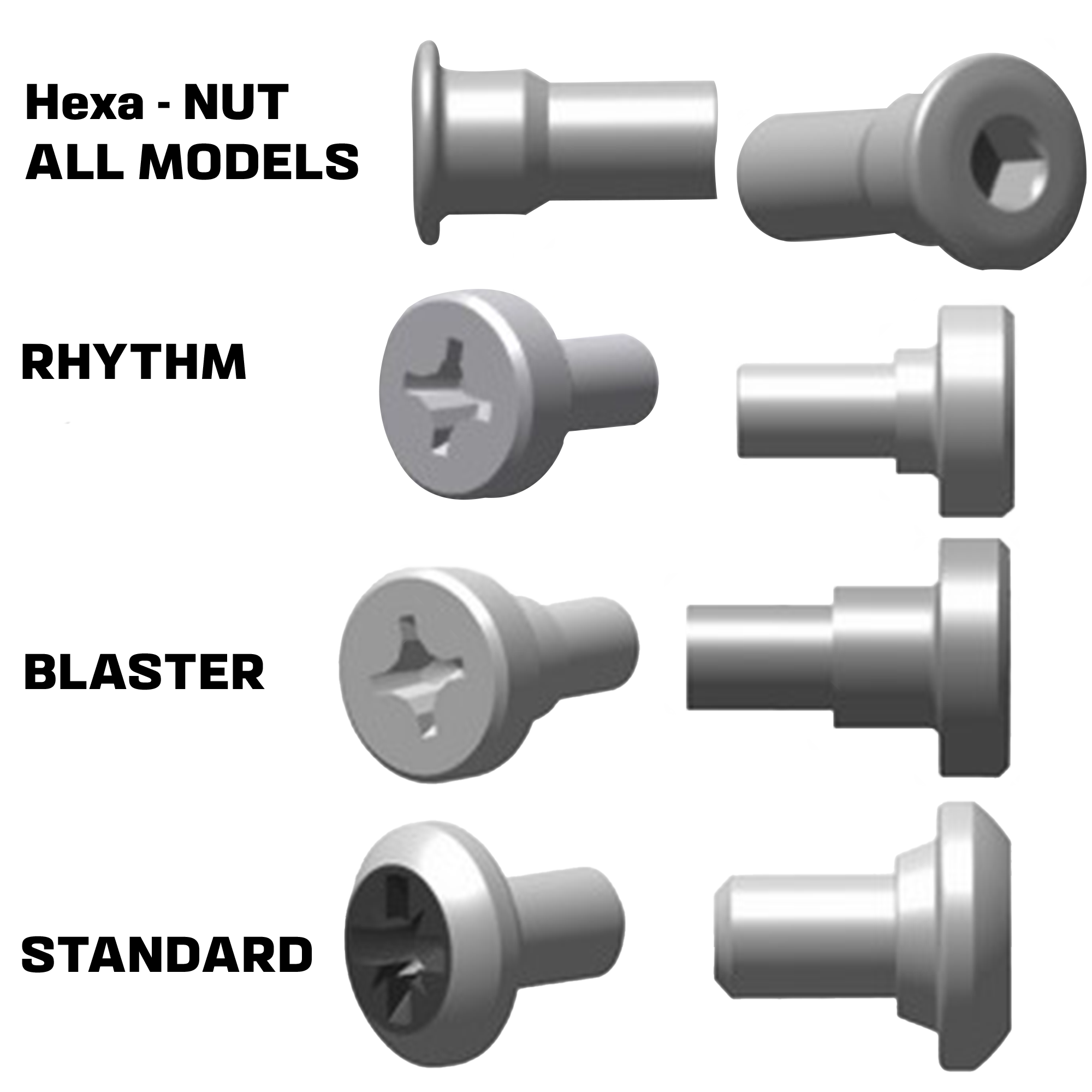 Main product image of HIBACK & STRAP HARDWARE FROM22 - Snowboard Binding Spare Parts - Parts - Unisex