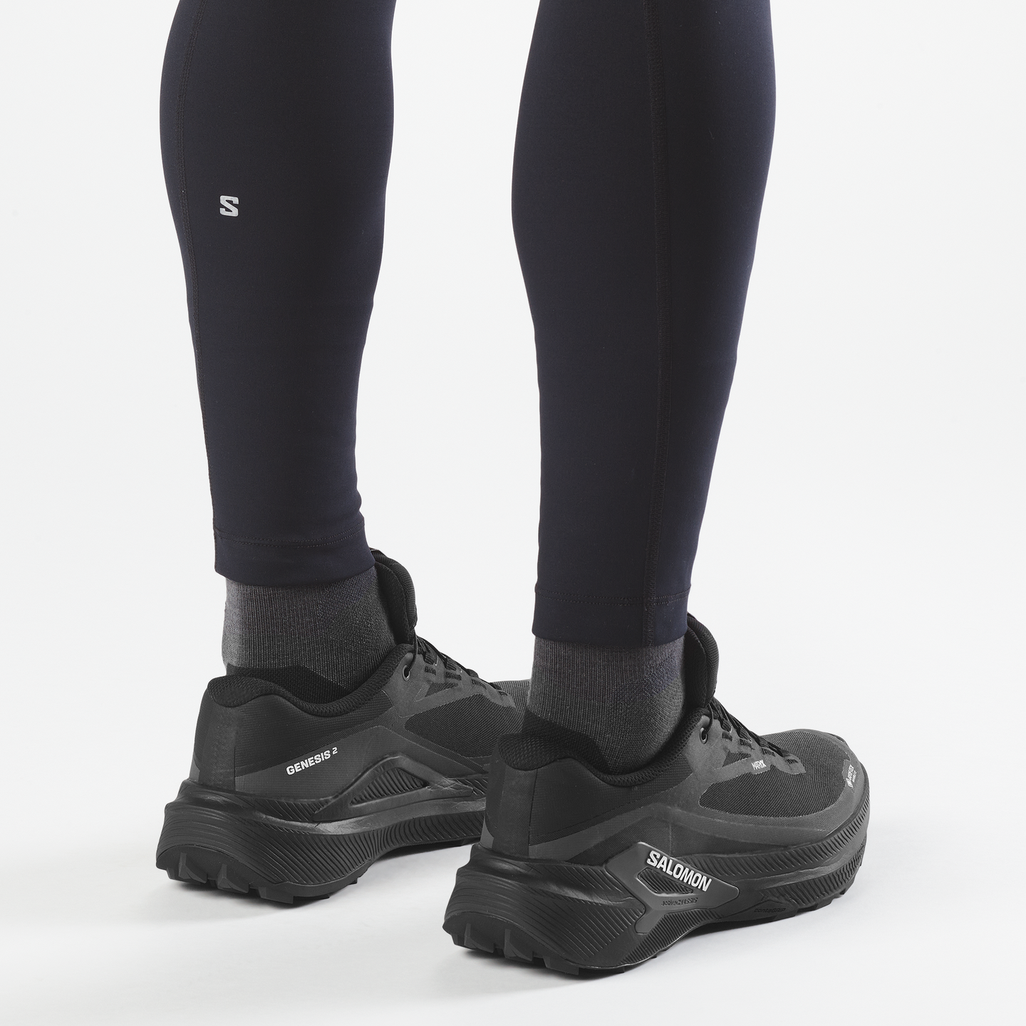 Мужские кроссовки Salomon Genesis 2 GORE-TEX, цвет: Чёрный / Белый — фото 4