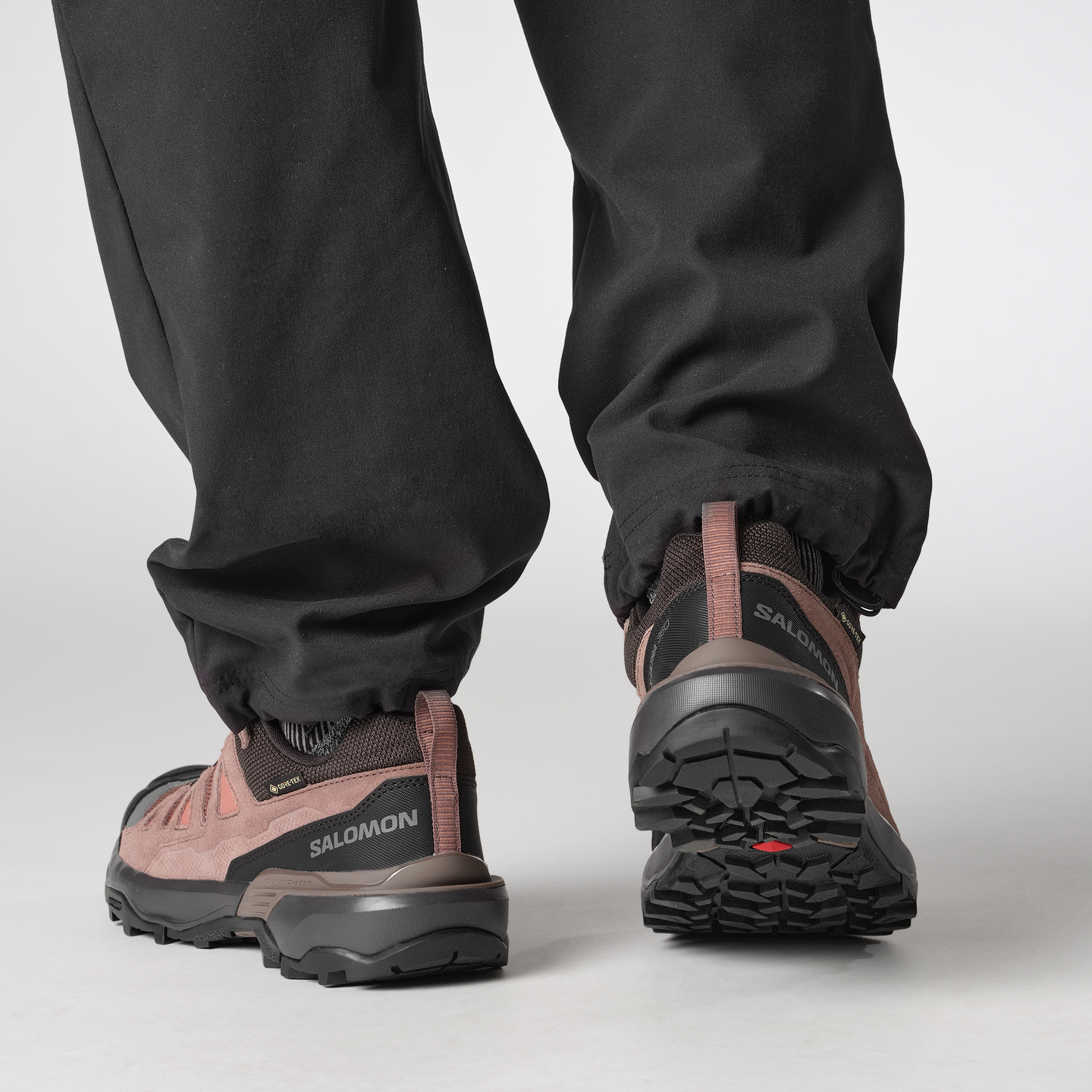 Обувь Salomon X Ultra 360 Leather GORE-TEX, цвет: Коньячный / Перечный — фото 8