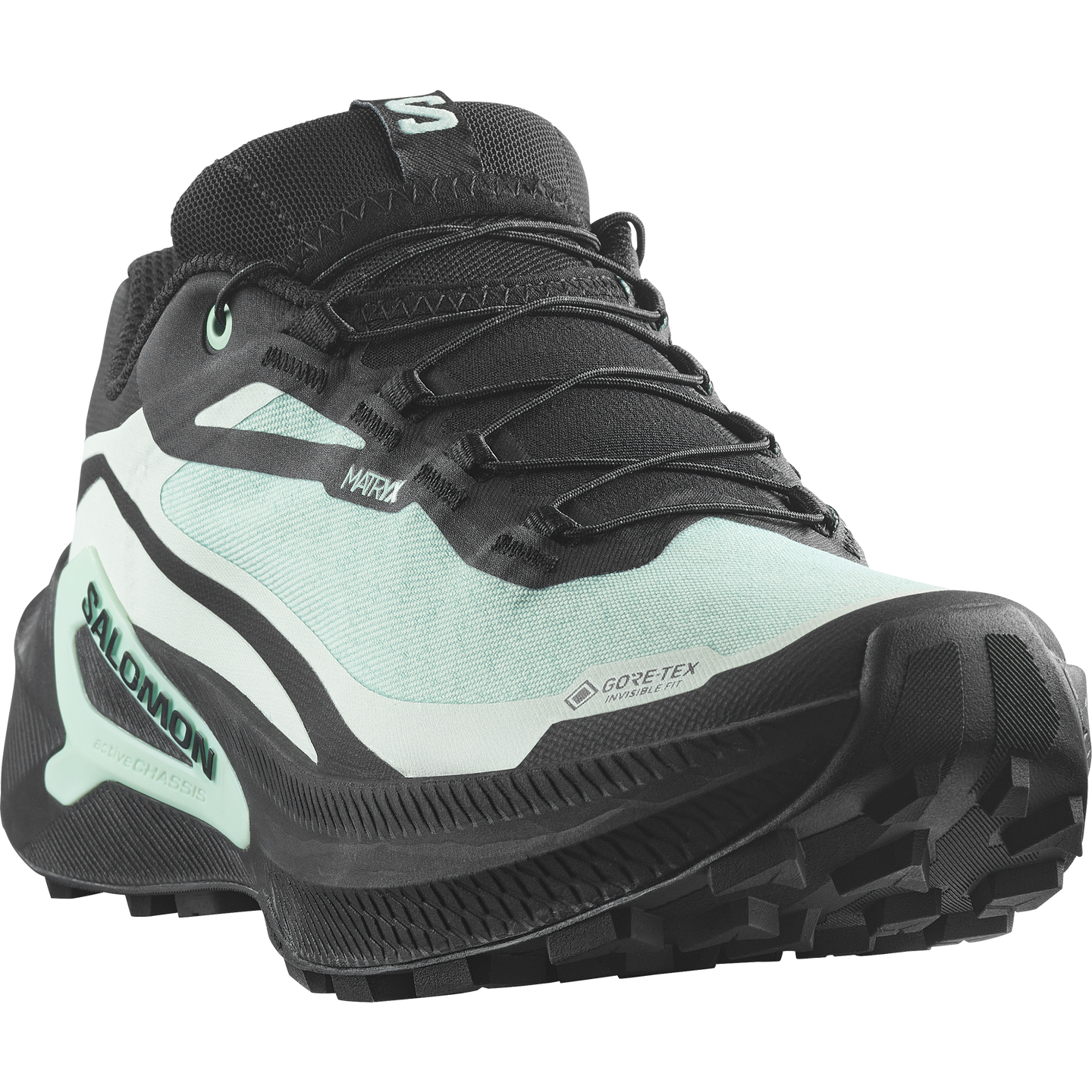 Женские кроссовки Salomon Genesis 2 GORE-TEX, цвет: Чёрный / Аквамариновый — фото 5
