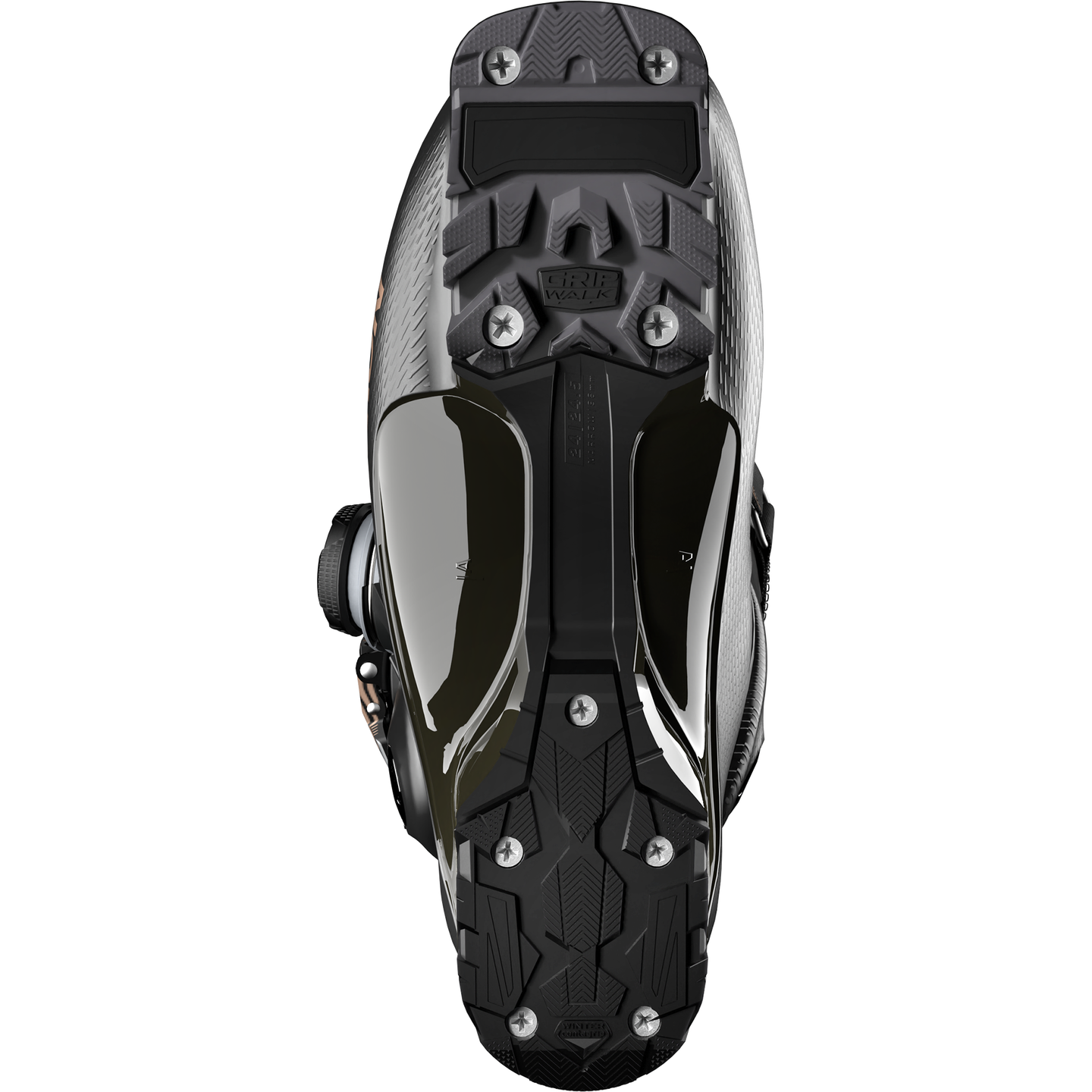 Женские горнолыжные ботинки Salomon S/PRO Delta Boa® 95, цвет: Чёрный / Розовый золотой — фото 4
