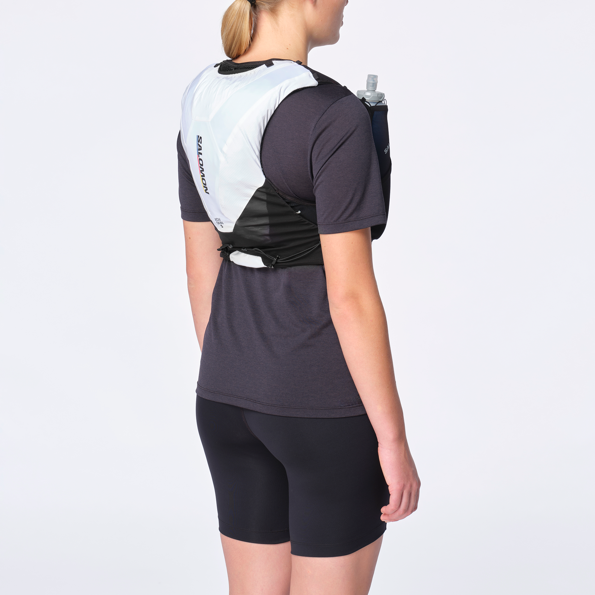 ADV SKIN 5 RACE FLAG Unisex Running Vest with flasks included