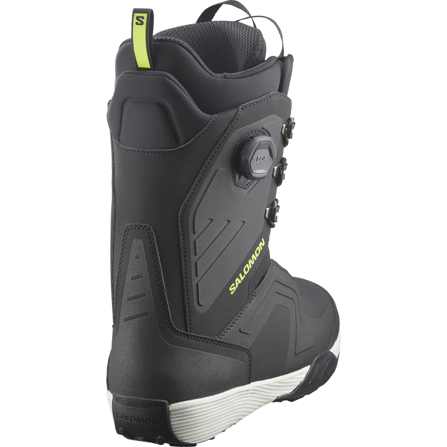 Мужские ботинки для сноуборда Salomon Dialogue Lace SJ BOA®, цвет: Чёрный / Лаймовый — фото 2