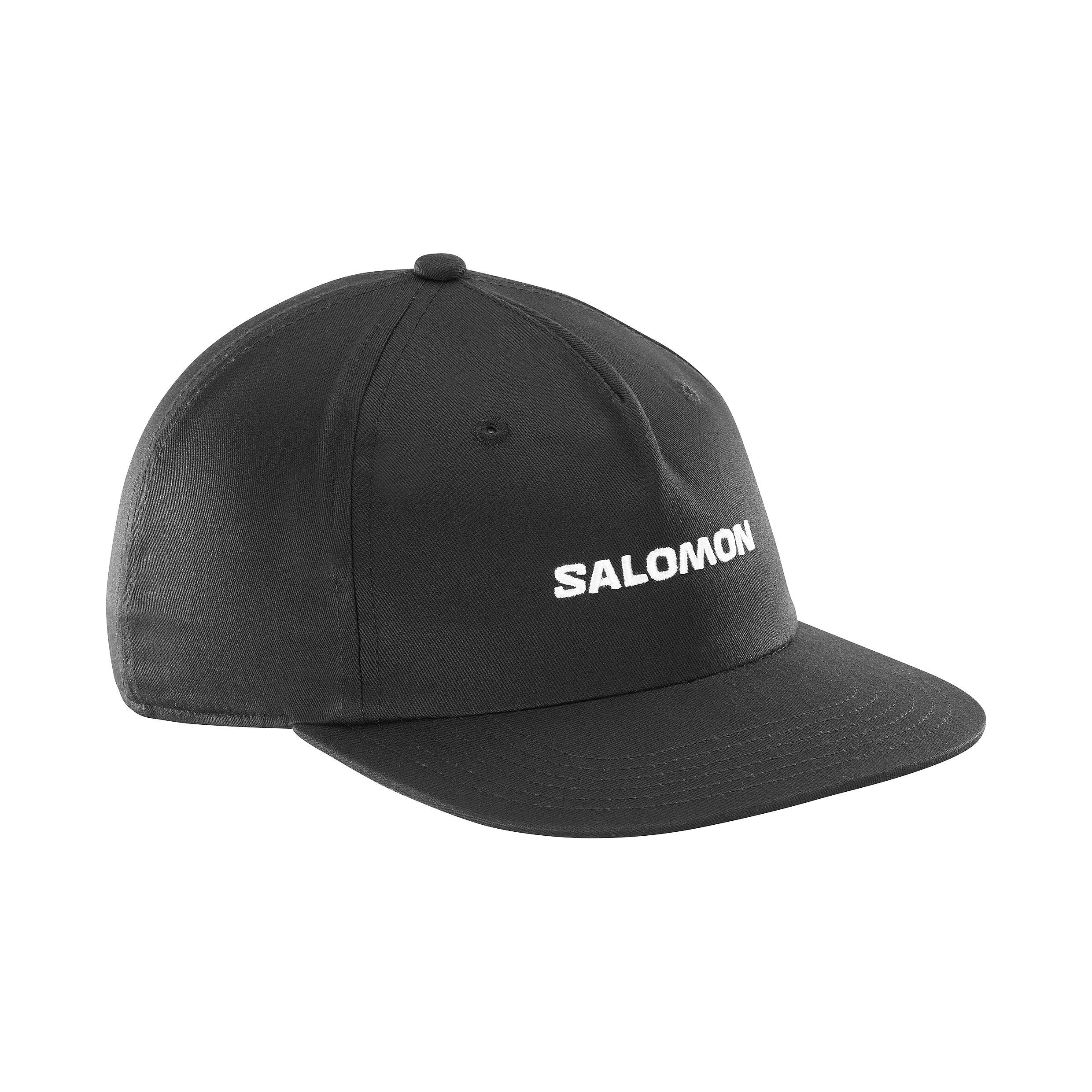 LOGO FLAT CAP Black | Salomon