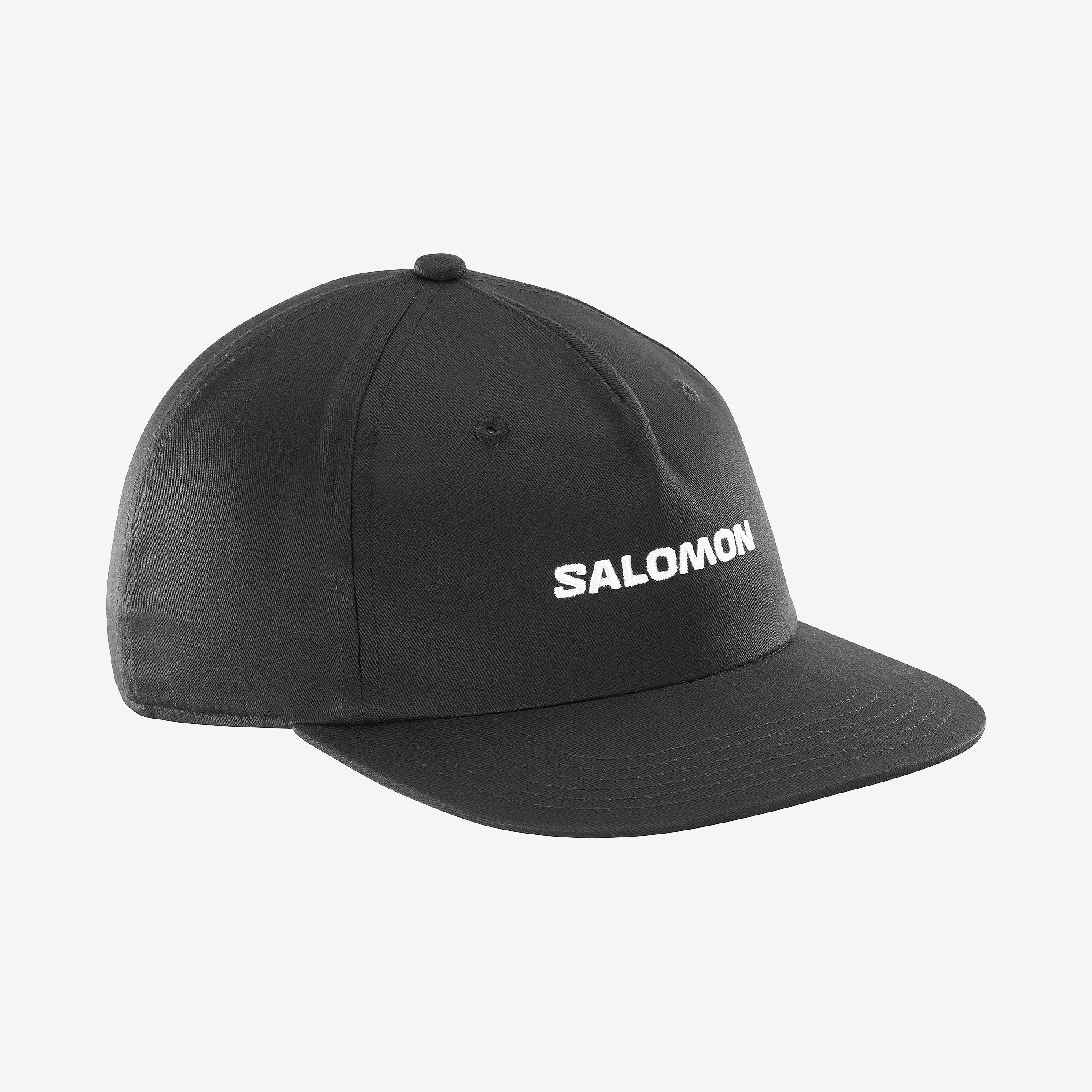 LOGO FLAT CAP Black | Salomon LOGO FLAT CAP Black | Salomon