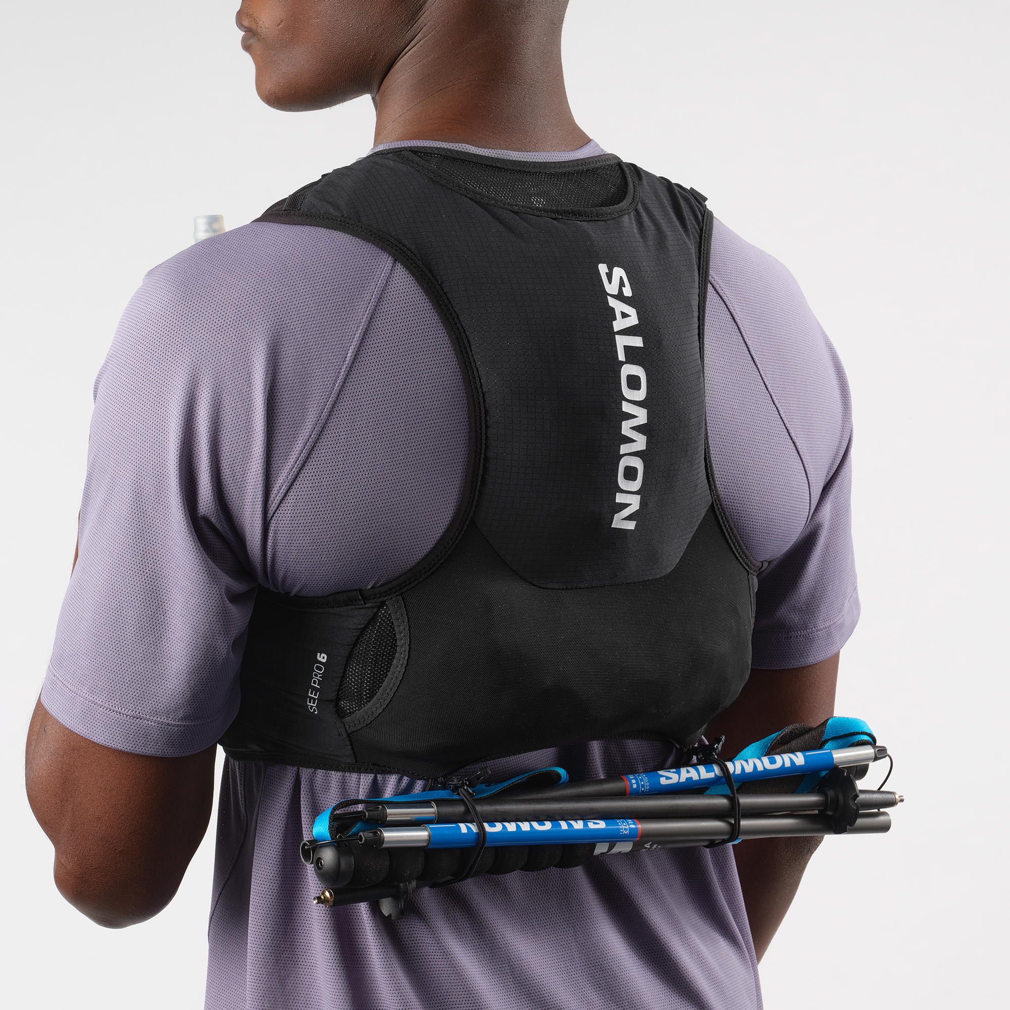 SENSE PRO 6 Unisex Running Bag with flasks included | Salomon