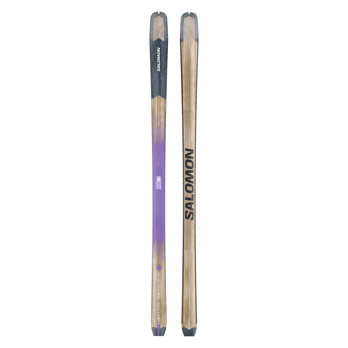 Лыжи Salomon Outside 100 Grip Flat — фото 1
