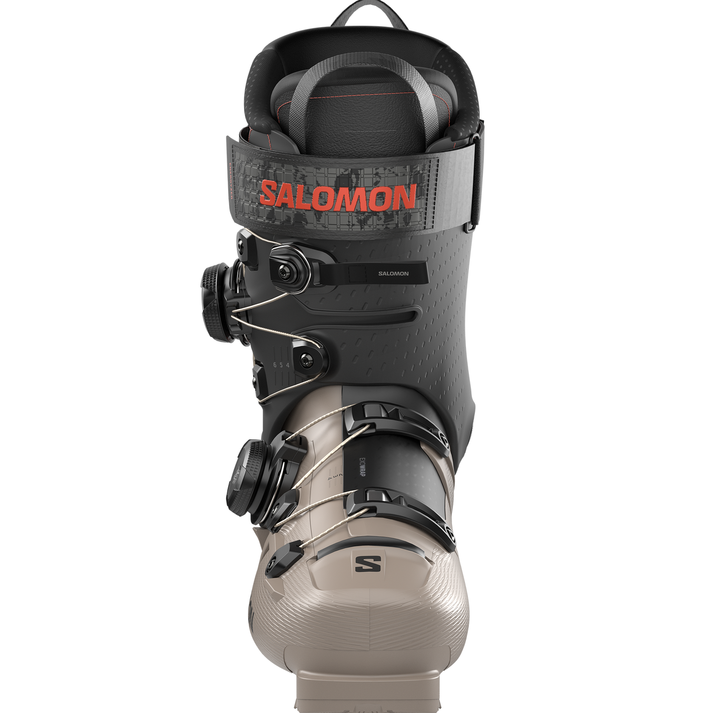 Мужские горнолыжные ботинки Salomon S/Pro Supra D Boa 120, цвет: Кешью / Чёрный — фото 4