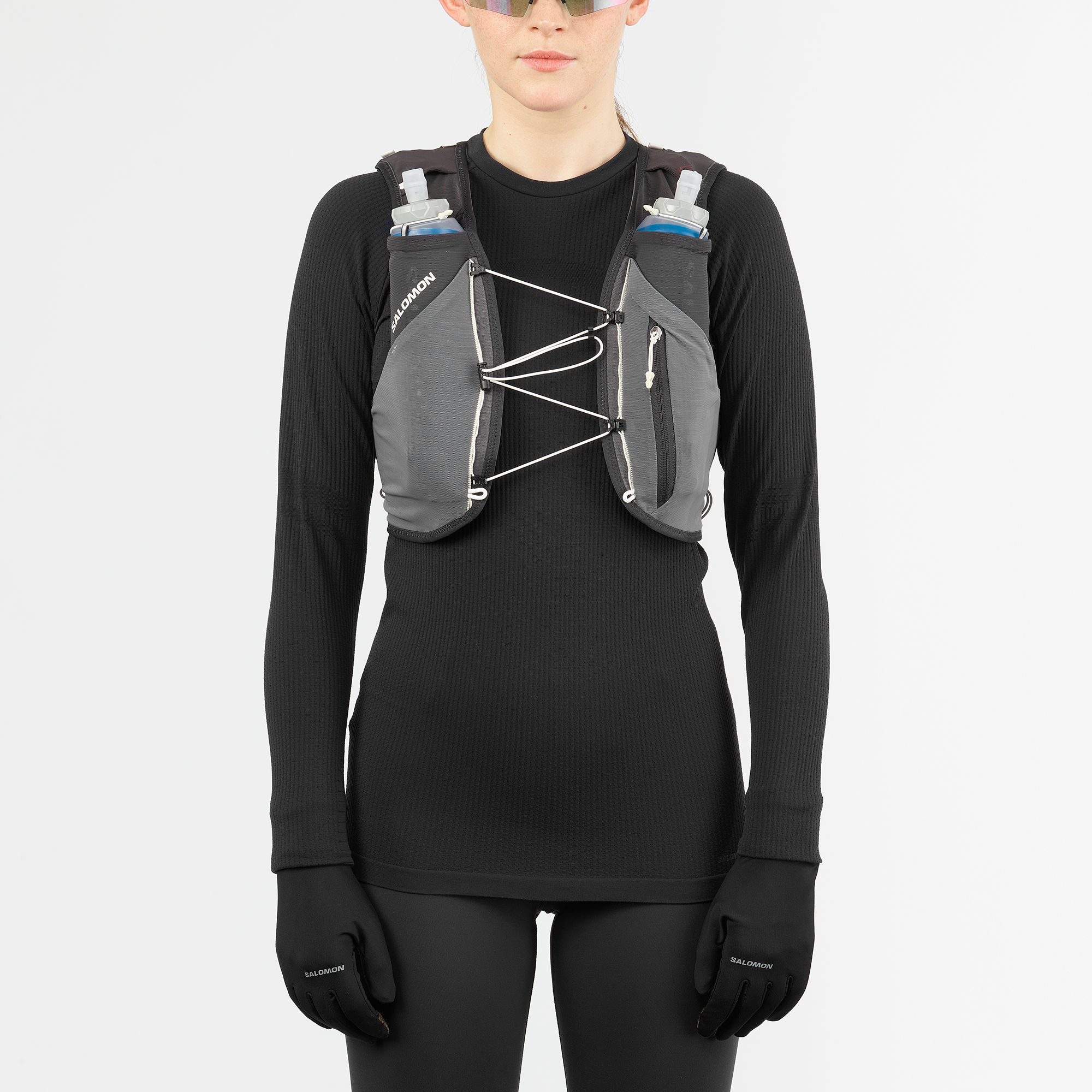 SALOMON ADV SKIN 5 ウェア ADV SKIN 5 Unisex Running Vest with flasks included | Salomon