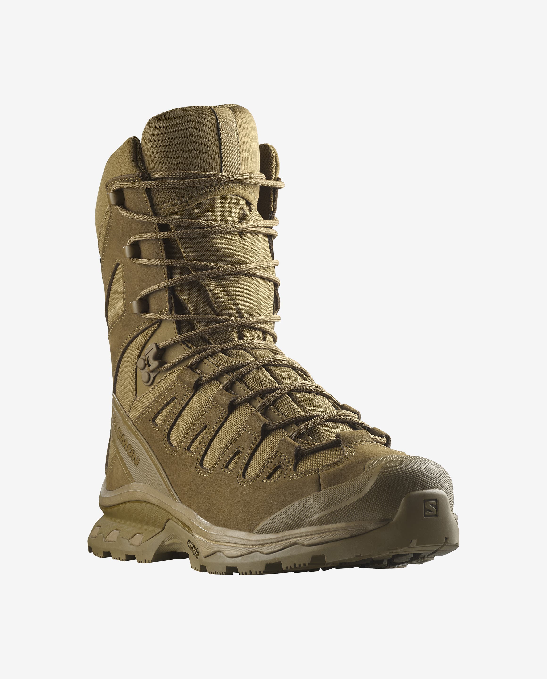salomon men's quest 4d 2 gtx backpacking boot fossil rain Forces Coyote / 14 Salomons Forces Quest 4D GTX is the ultimate tactical boot that doesnt compromise on either comfort or performance Salomon Men's Quest 4D 2