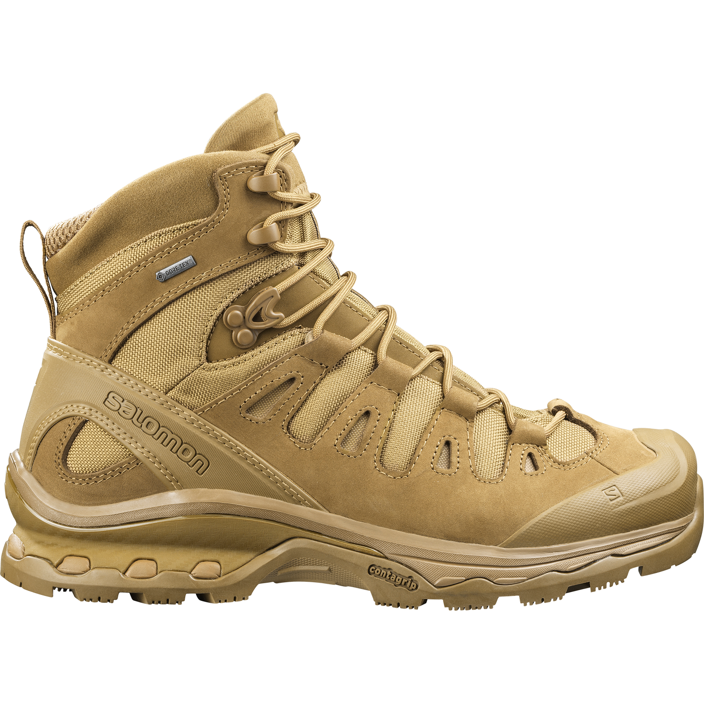 Обувь Salomon Quest 4D GORE-TEX Forces 2, цвет: Коричневый — фото 1