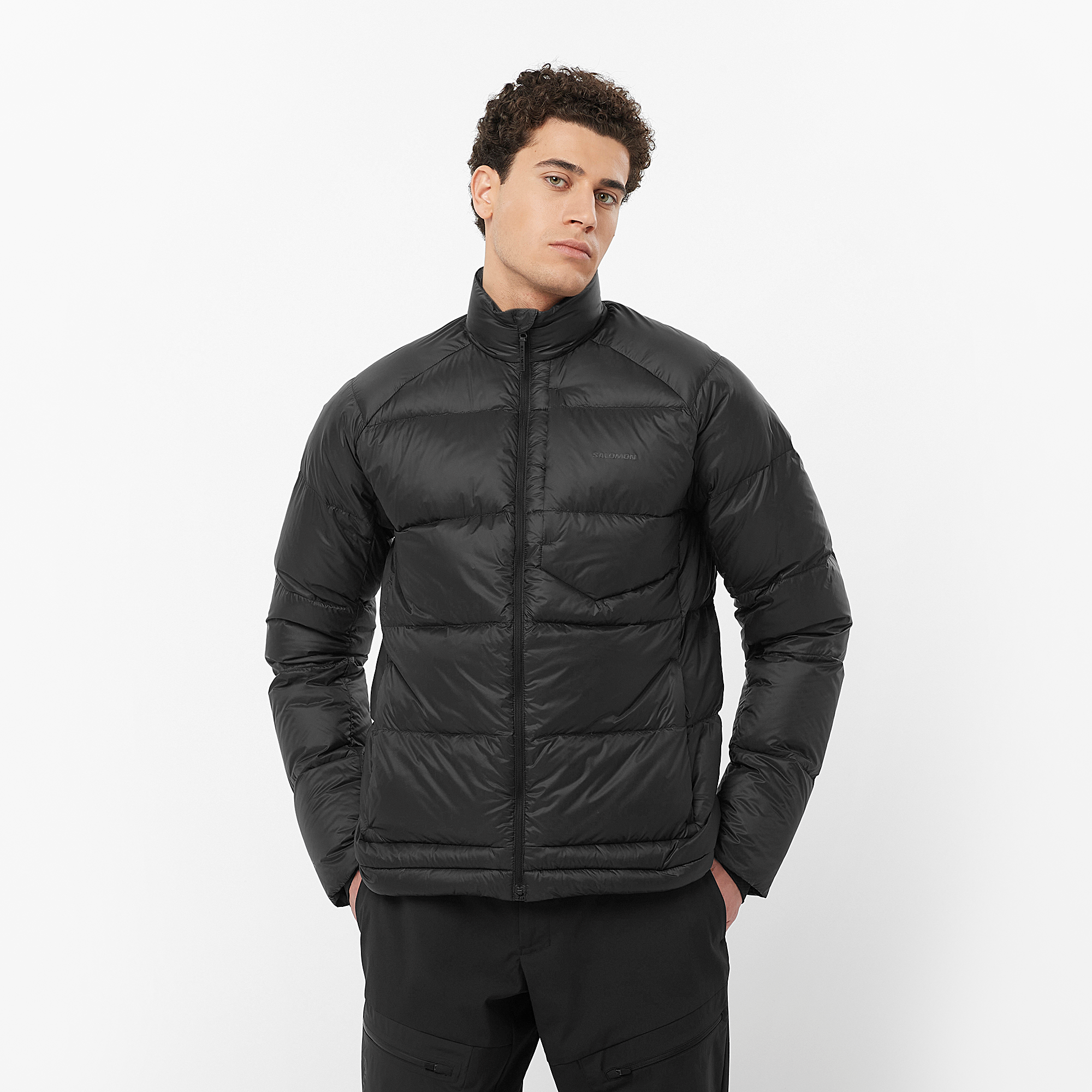 ジャケット・アウター SALOMON OUTLINE DOWN JACKET BLACK OUTLINE DOWN Men's Down Jacket | Salomon