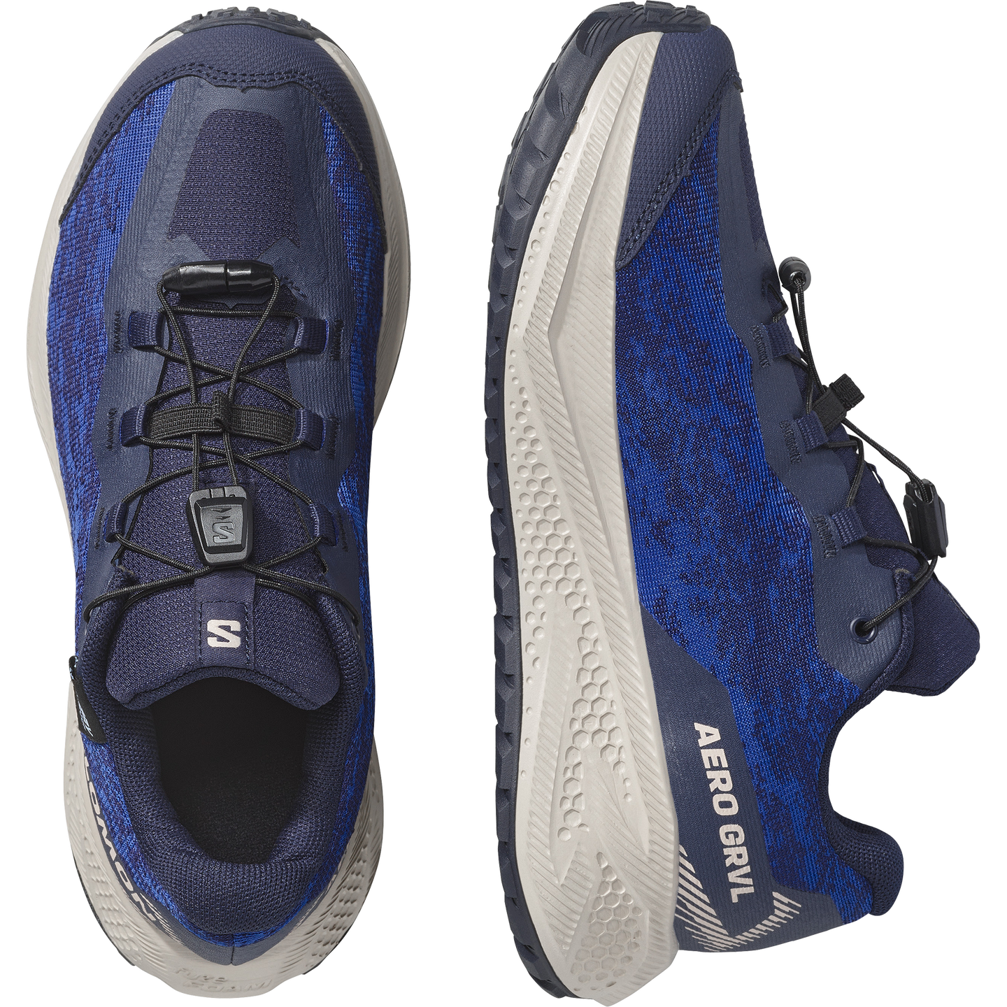 Кроссовки Salomon Aero Grvl Waterproof, цвет: Синий / Серебряный облачный — фото 2