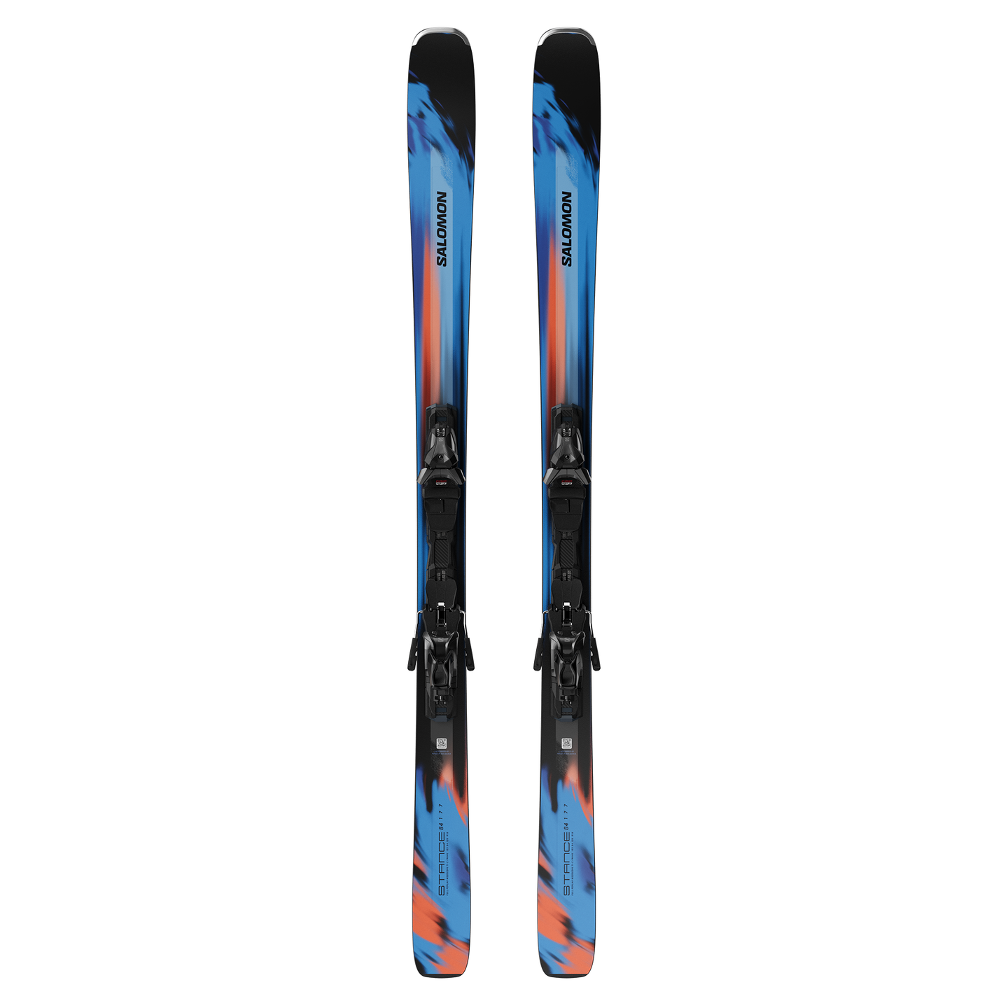 Лыжи Salomon Stance 84 R (and MI12), цвет: Синий / Чёрный — фото 1