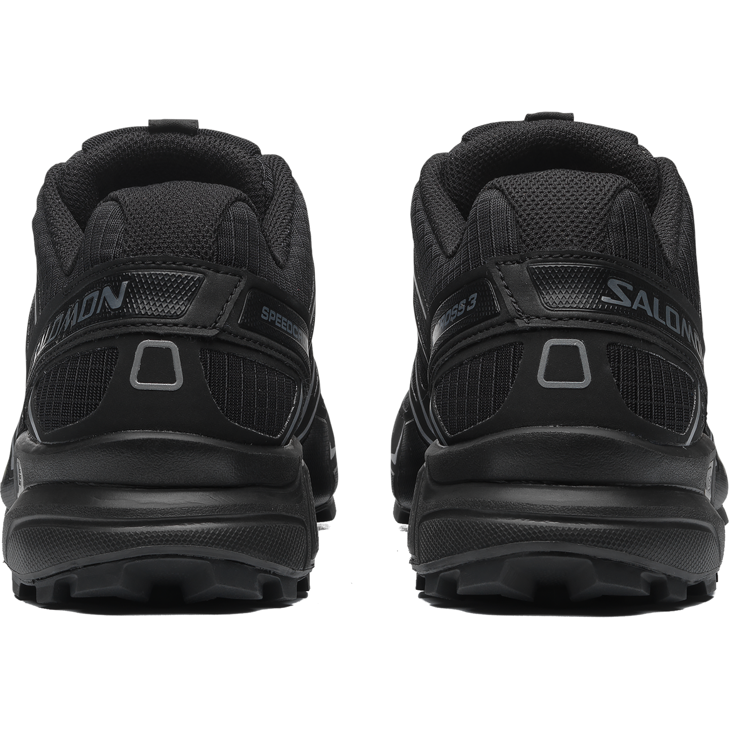 Кроссовки Salomon Speedcross 3, цвет: Чёрный / Серебряный — фото 4