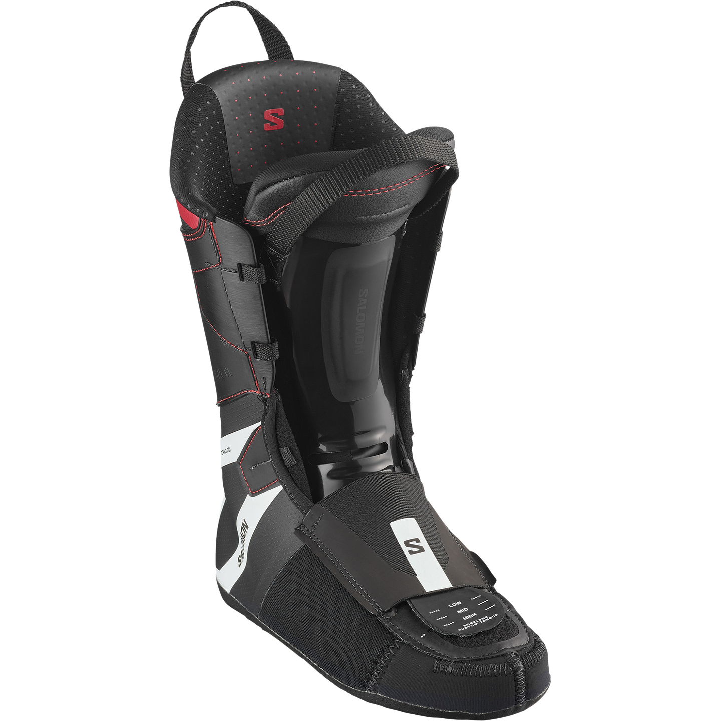 Мужские горнолыжные ботинки Salomon S/Pro Alpha C Boa 120, цвет: Чёрный / Тёмный серый — фото 1