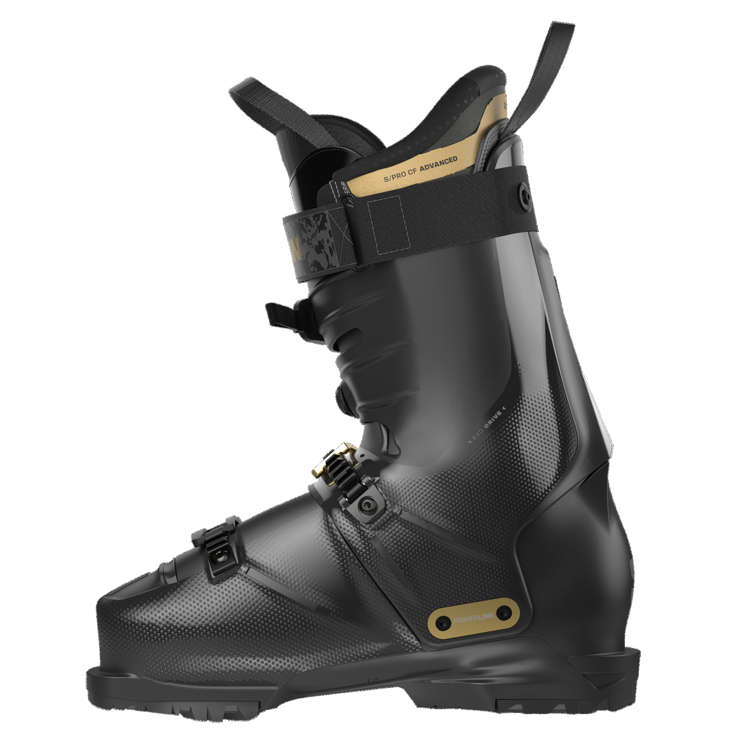 Женские горнолыжные ботинки Salomon S/Pro Alpha C Boa 95, цвет: Чёрный / Золотой — фото 3
