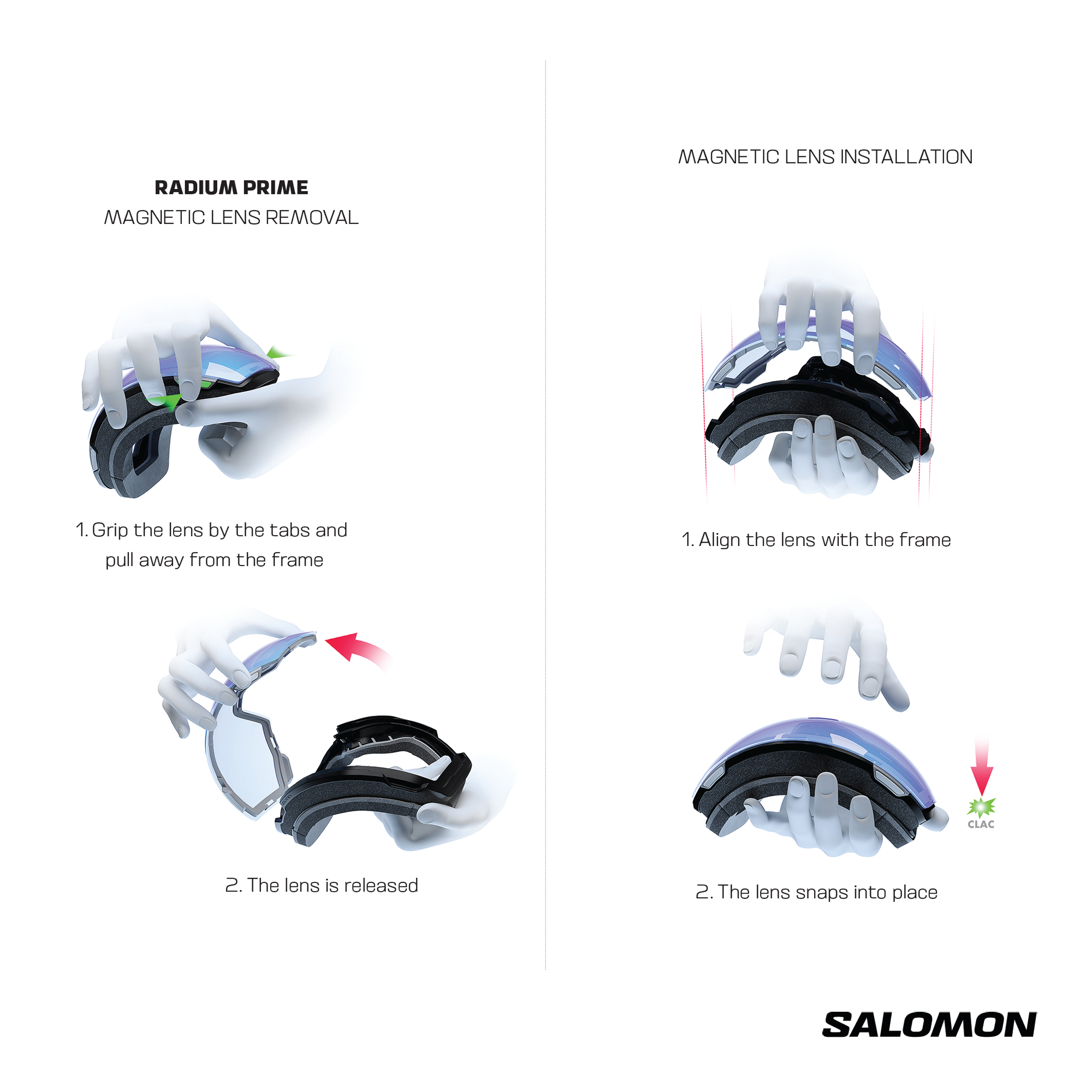 Очки Salomon RADIUM PRIME SIGMA (and EXTRA LENS) — фото 5