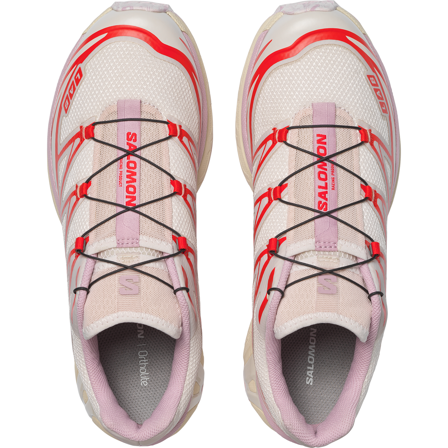 Кроссовки Salomon XT-6 Nostalgia, цвет: Сиреневый пепельный / Розовый — фото 2