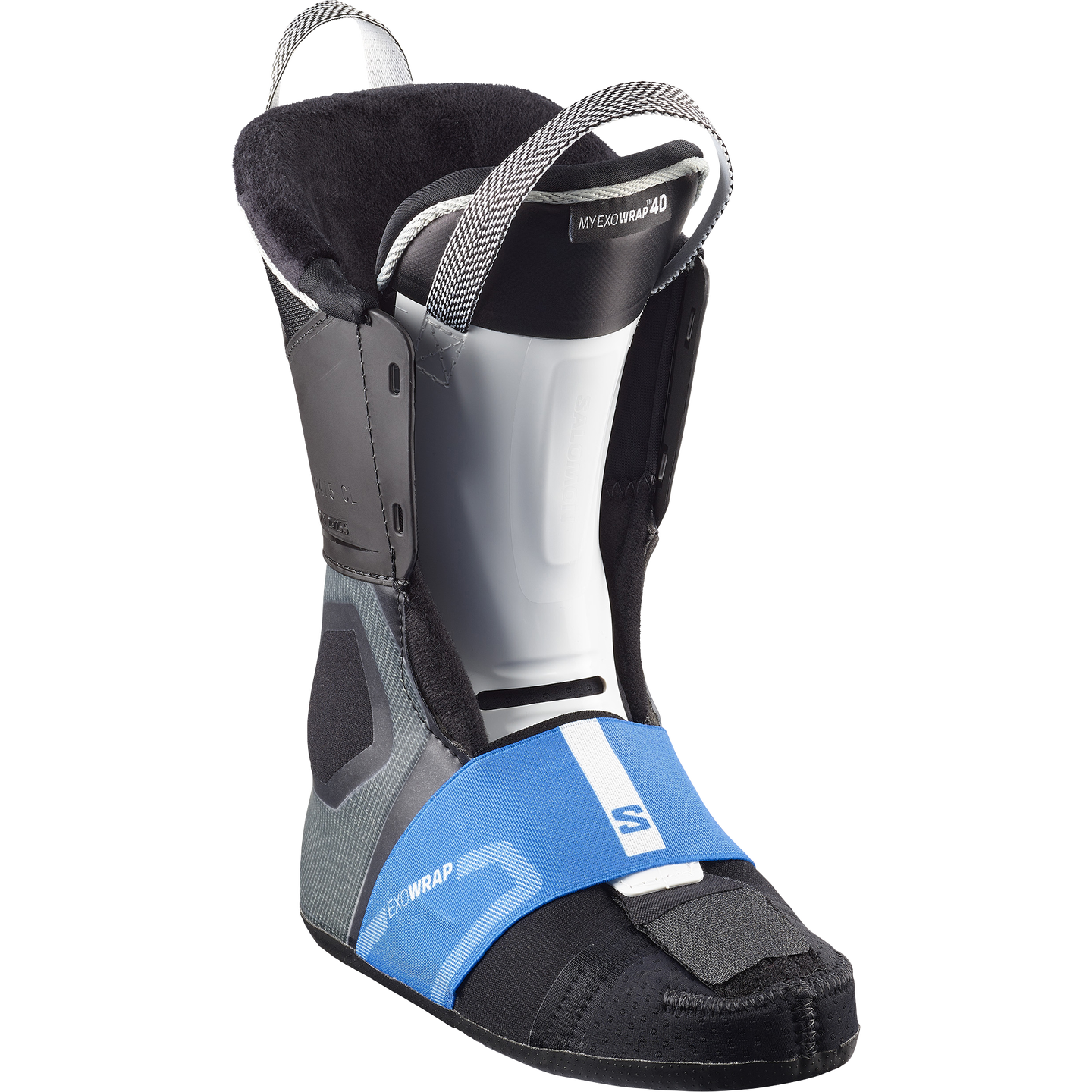 Женские горнолыжные ботинки Salomon S/PRO Supra Dual Boa® 115, цвет: Чёрный / Фиолетовый — фото 1