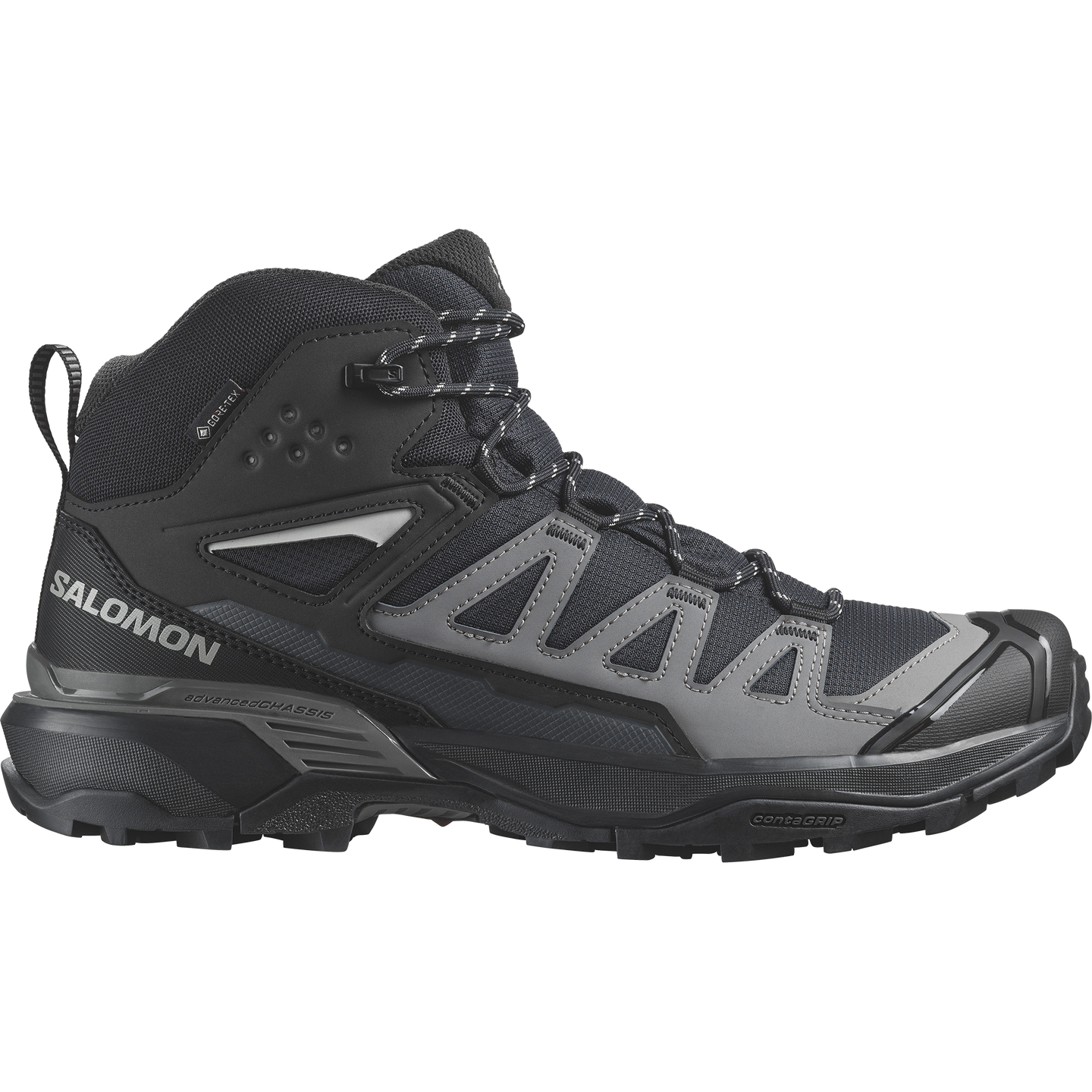 Обувь Salomon X Ultra 360 MID GORE-TEX, цвет: Чёрный / Оловянный