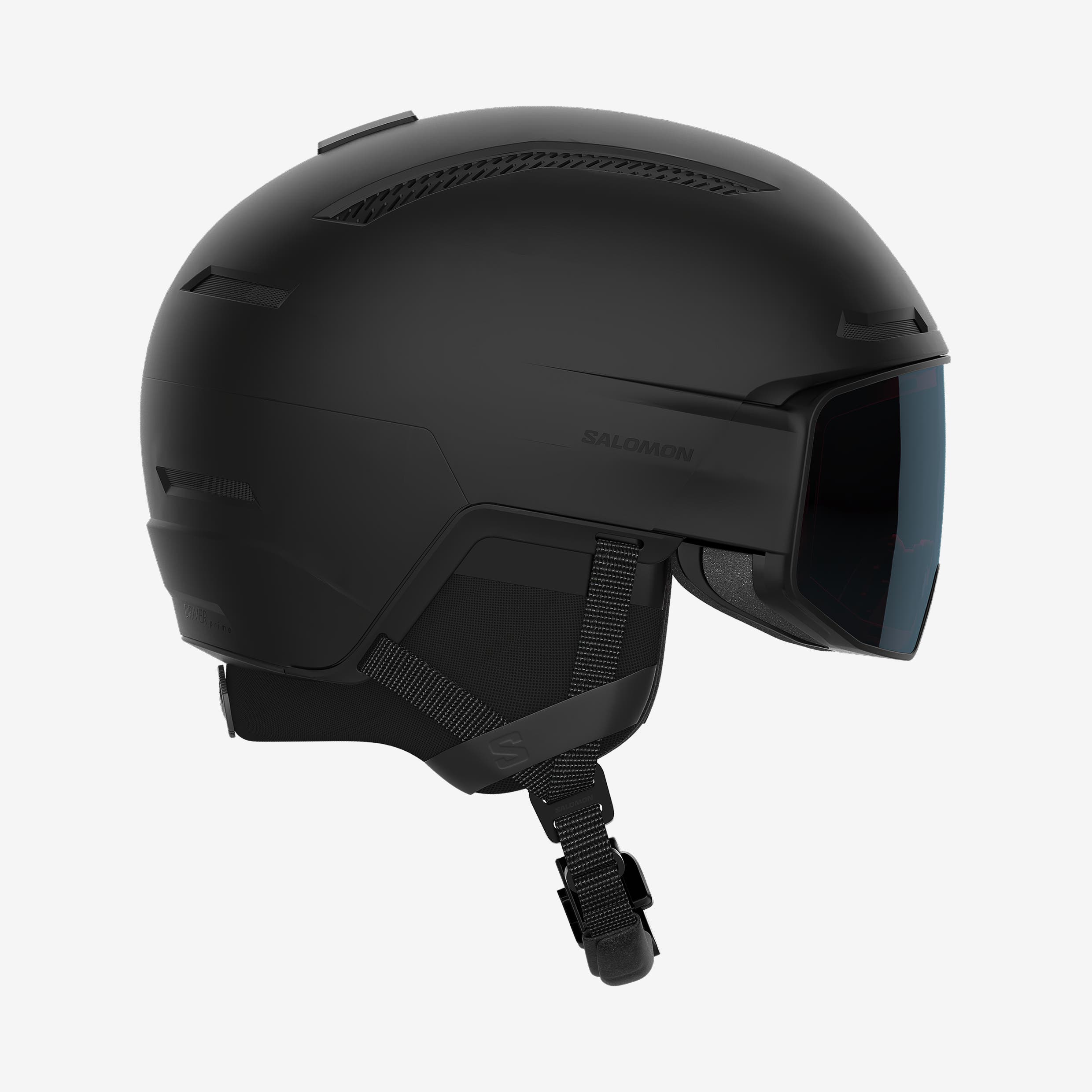 salomon driver ski helmet - black/red accent/solar Prime Sigma Plus MIPS Experience ultimate protection with the Salomon Driver Prime Sigma Plus MIPS helmet Salomon Driver+ Snow Helmets |
