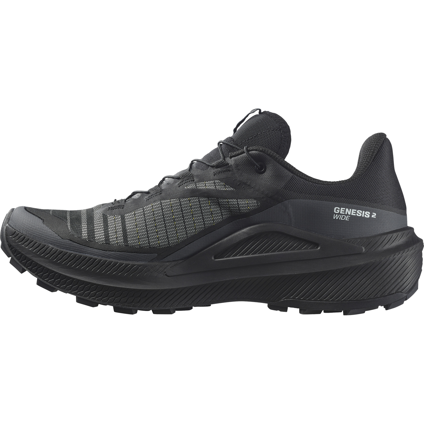 Кроссовки Salomon Genesis 2 Wide, цвет: Чёрный / Белый — фото 3