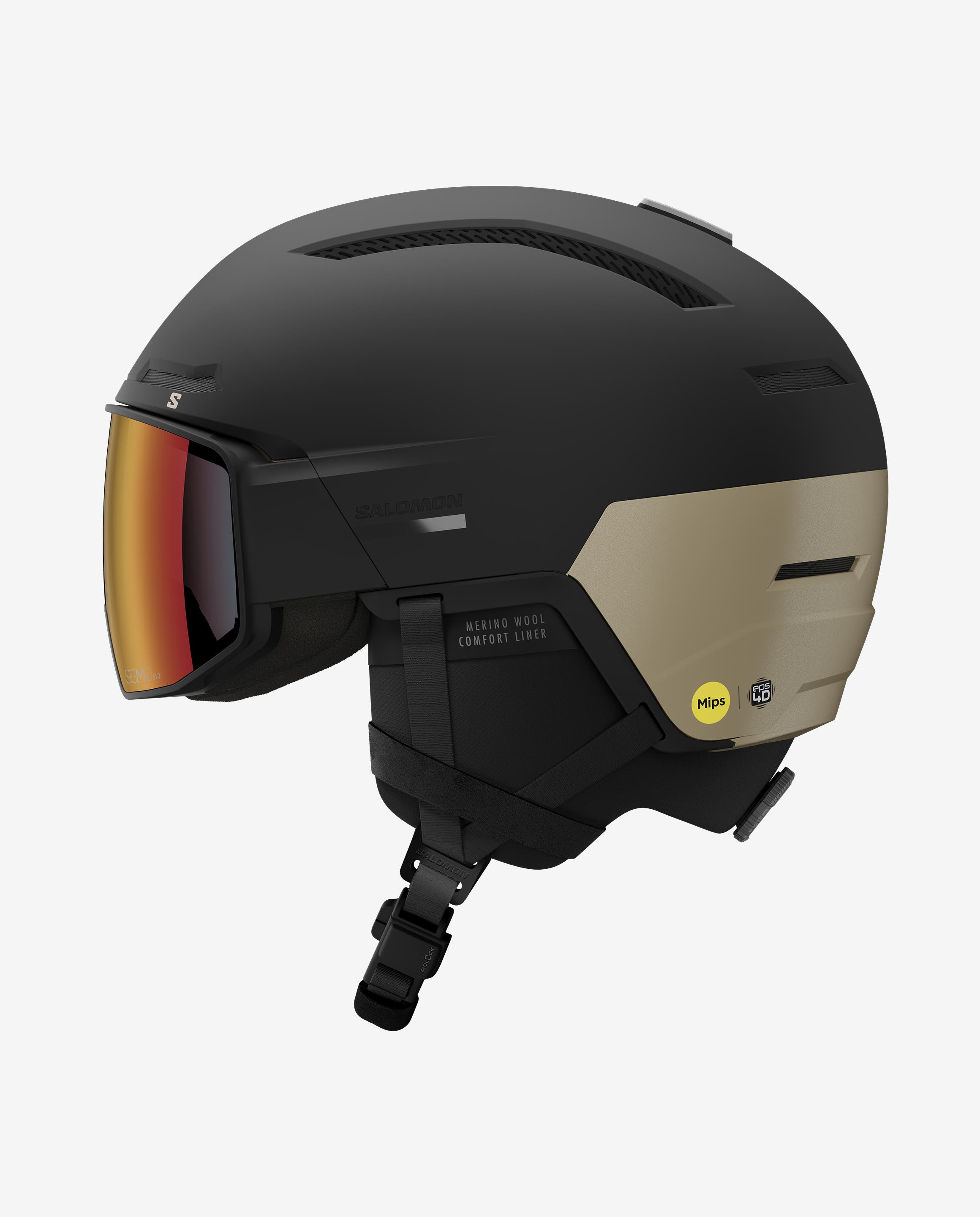 salomon driver+ ski helmet Driver Prime Sigma Photo MIPS Snow Saint Bernard Youll have extra piece of mind knowing that your noggin isgetting extra protection with this type of technlogy and has passed the EPS4D Smart Safety standards Mips Salomon Driver Photo Cd