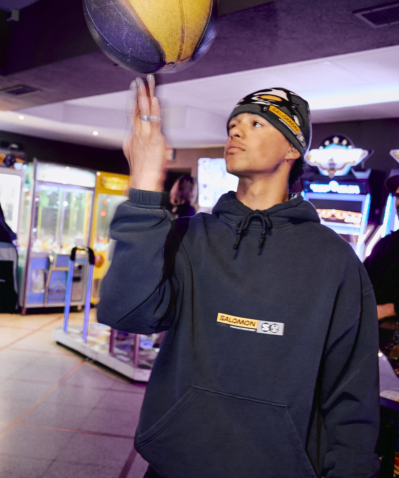 SALOMON HOODIE SLAM JAM Black | Salomon