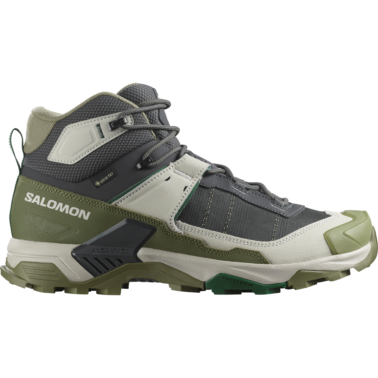 Обувь Salomon X Ultra 5 MID Gore Tex, цвет: Асфальтовый — фото 1
