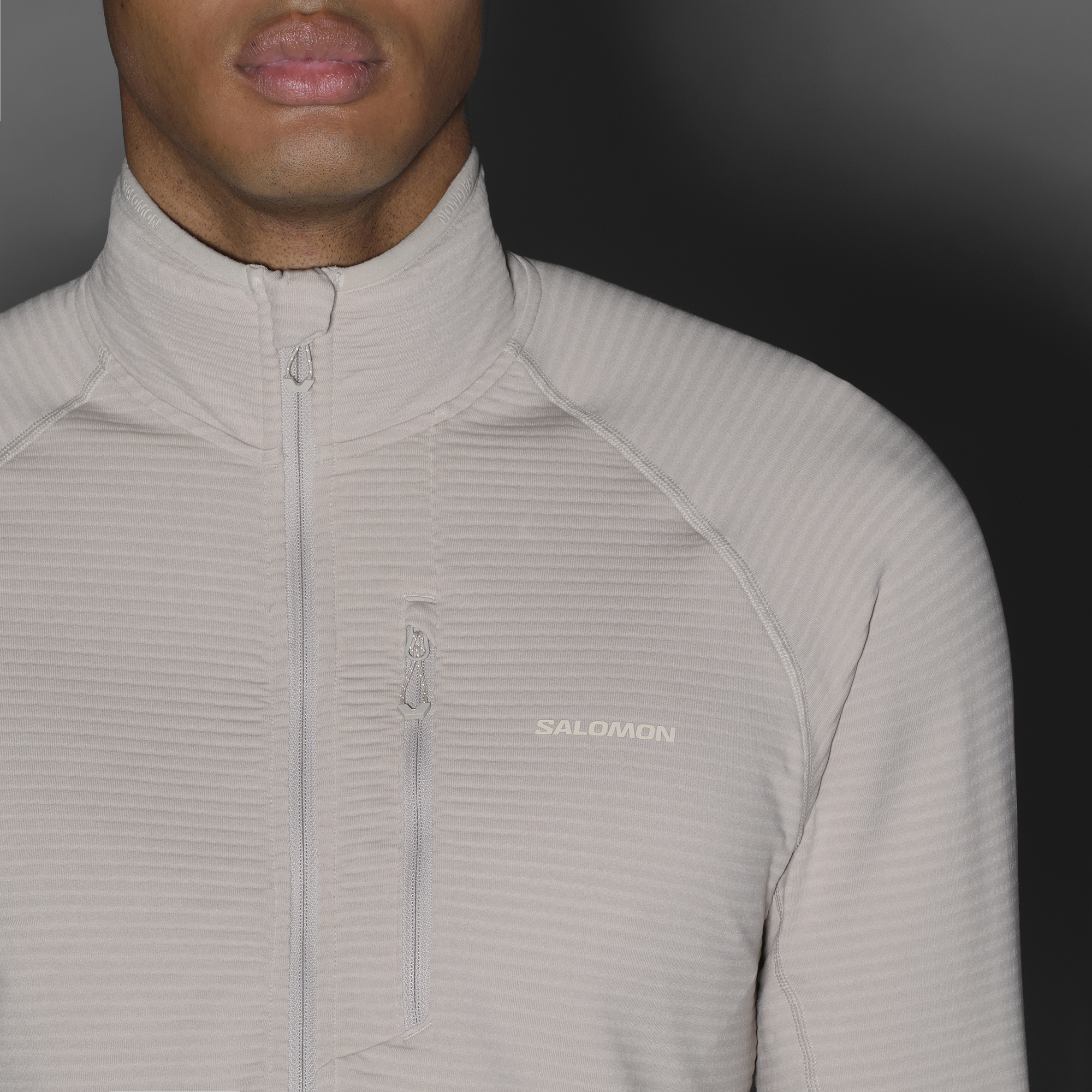 ESSENTIAL LIGHTWARM Men's Full Zip Midlayer Jacket | Salomon