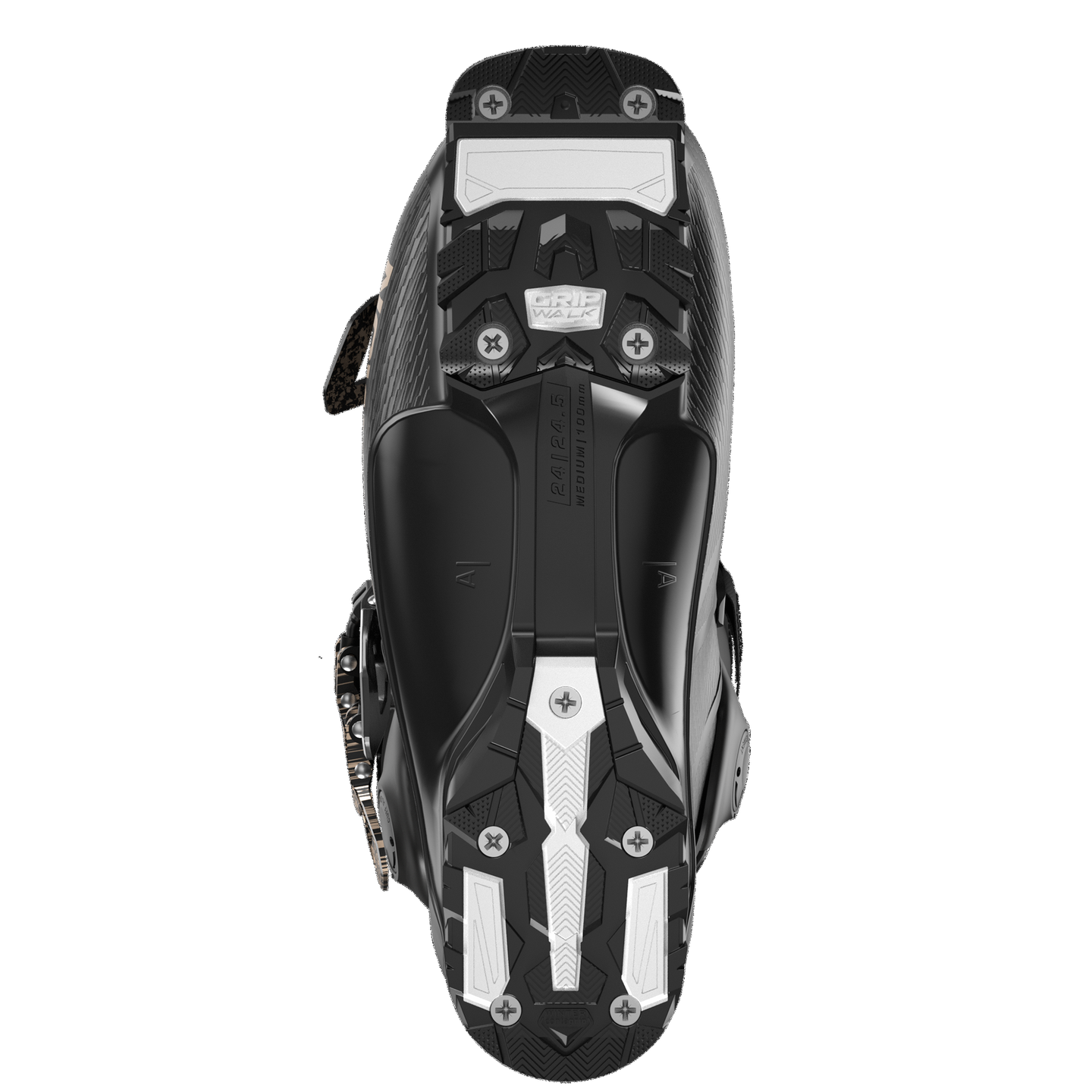 Женские горнолыжные ботинки Salomon S/Pro Supra 95, цвет: Чёрный / Тёмный серый — фото 3