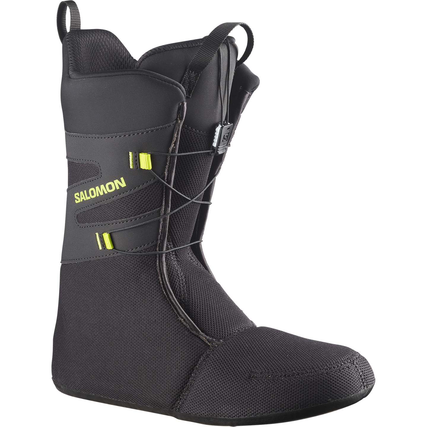 Мужские ботинки для сноуборда Salomon Dialogue Lace SJ BOA®, цвет: Чёрный / Лаймовый — фото 4
