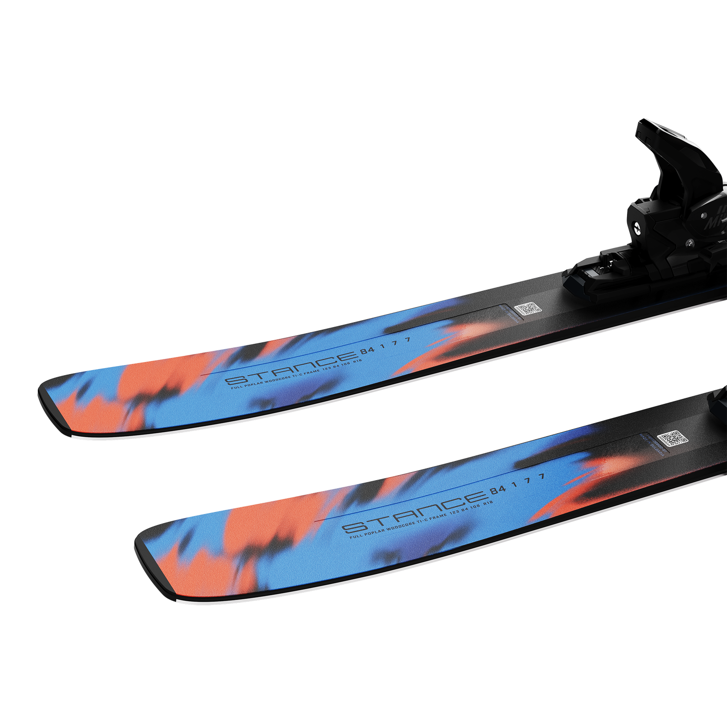 Лыжи Salomon Stance 84 R (and MI12), цвет: Синий / Чёрный — фото 4