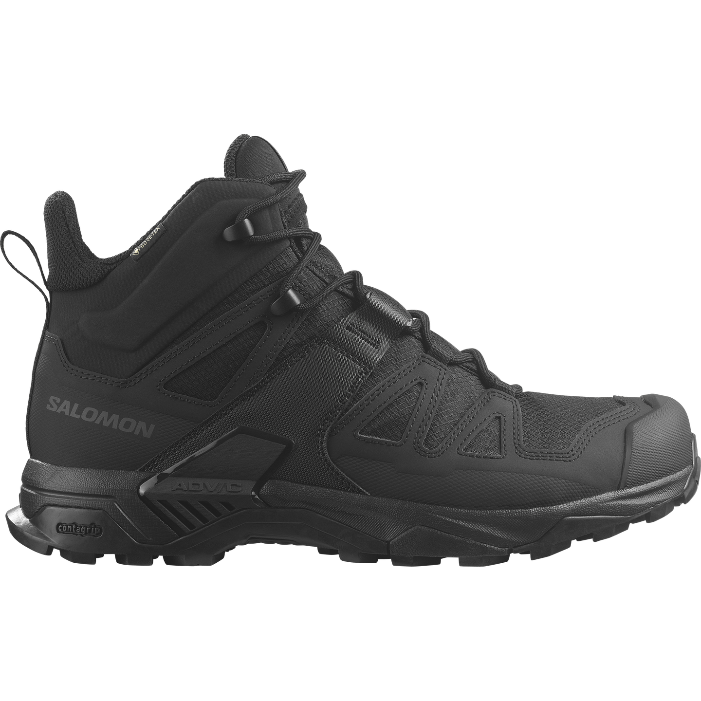 Обувь Salomon X Ultra Forces MID GORE-TEX, цвет: Чёрный / Волчий — фото 1