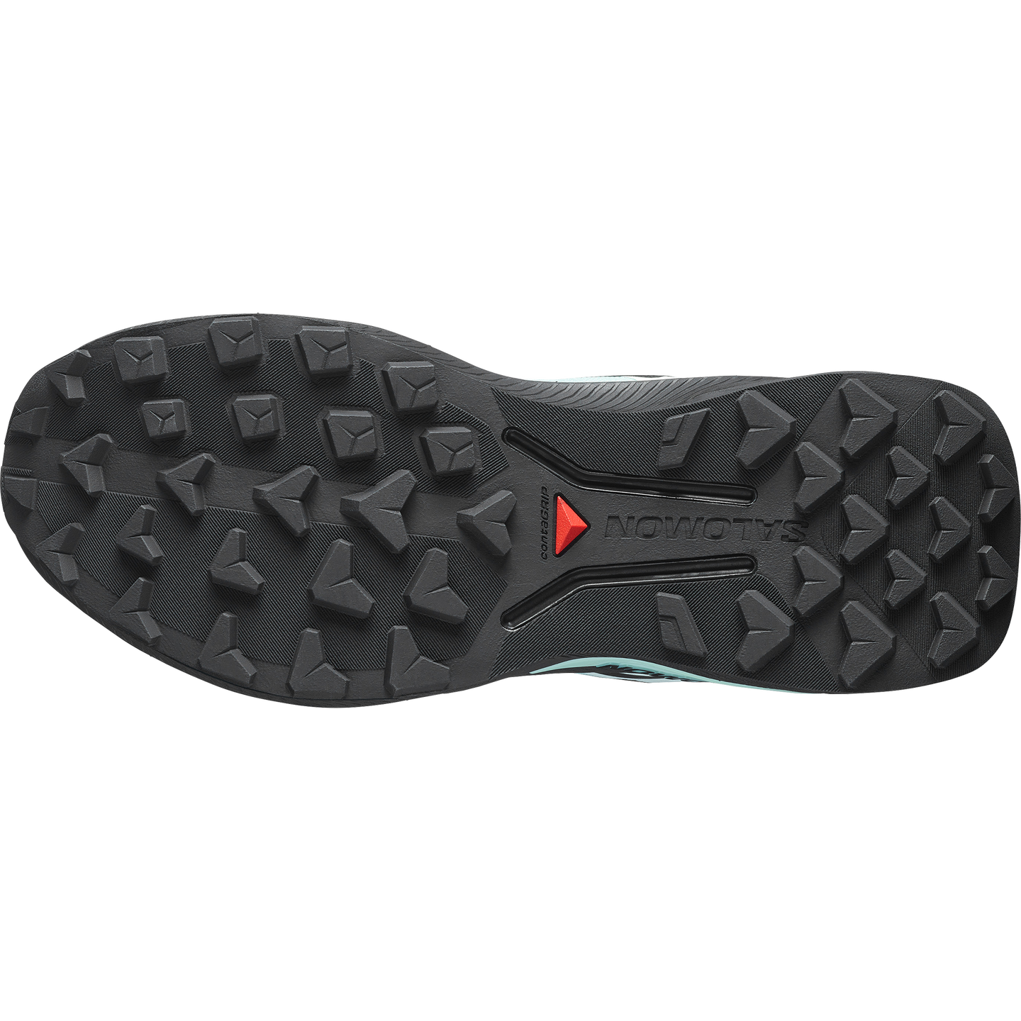 Женские кроссовки Salomon Genesis 2 GORE-TEX, цвет: Чёрный / Аквамариновый — фото 7
