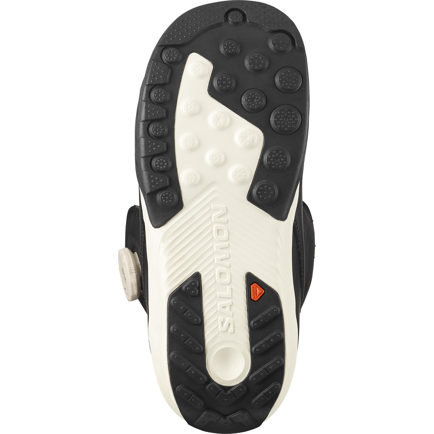 Женские ботинки для сноуборда Salomon Kiana Dual Boa®, цвет: Чёрный / Ванильный ледяной — фото 2