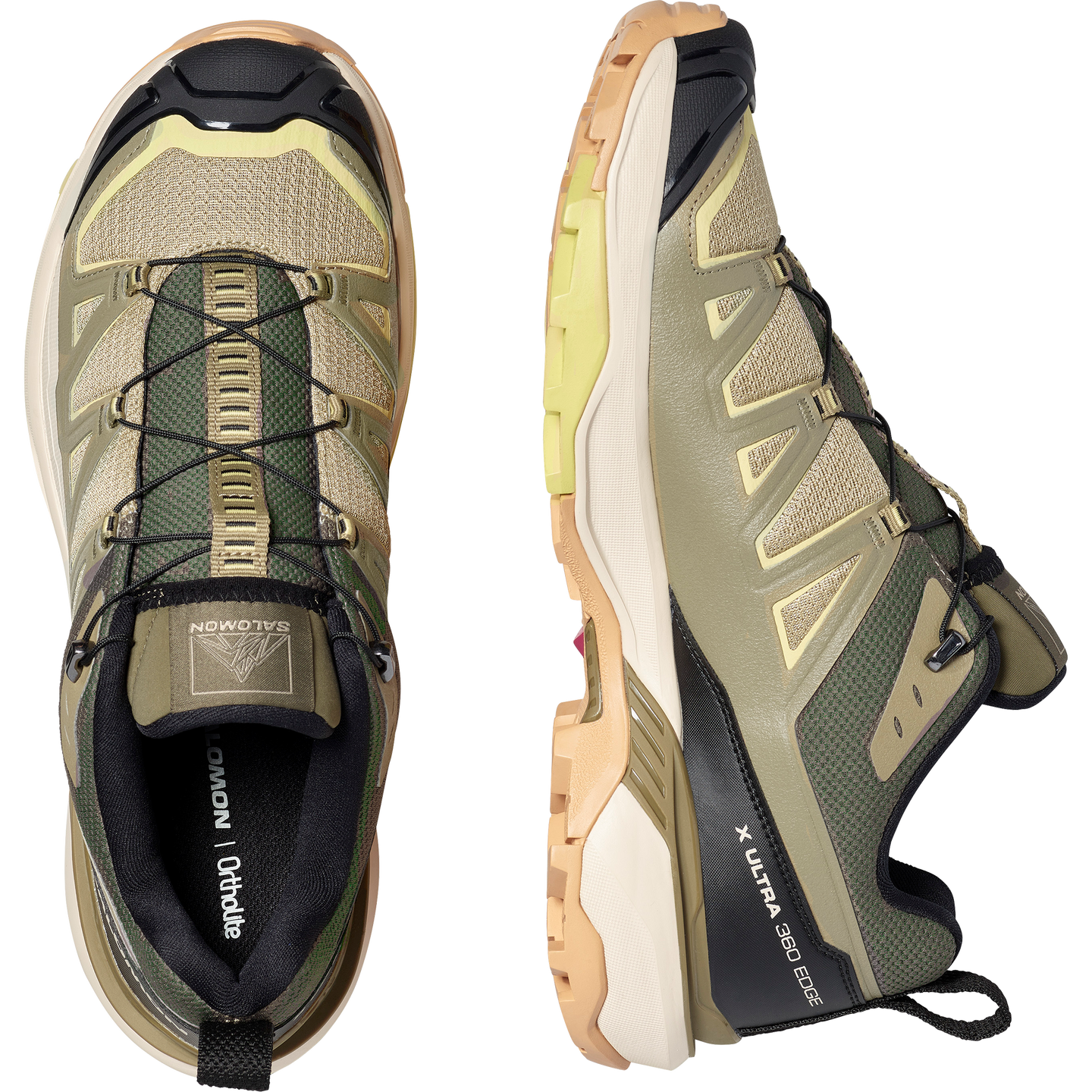 Обувь Salomon X Ultra 360 Edge, цвет: Сланцевый зелёный — фото 2