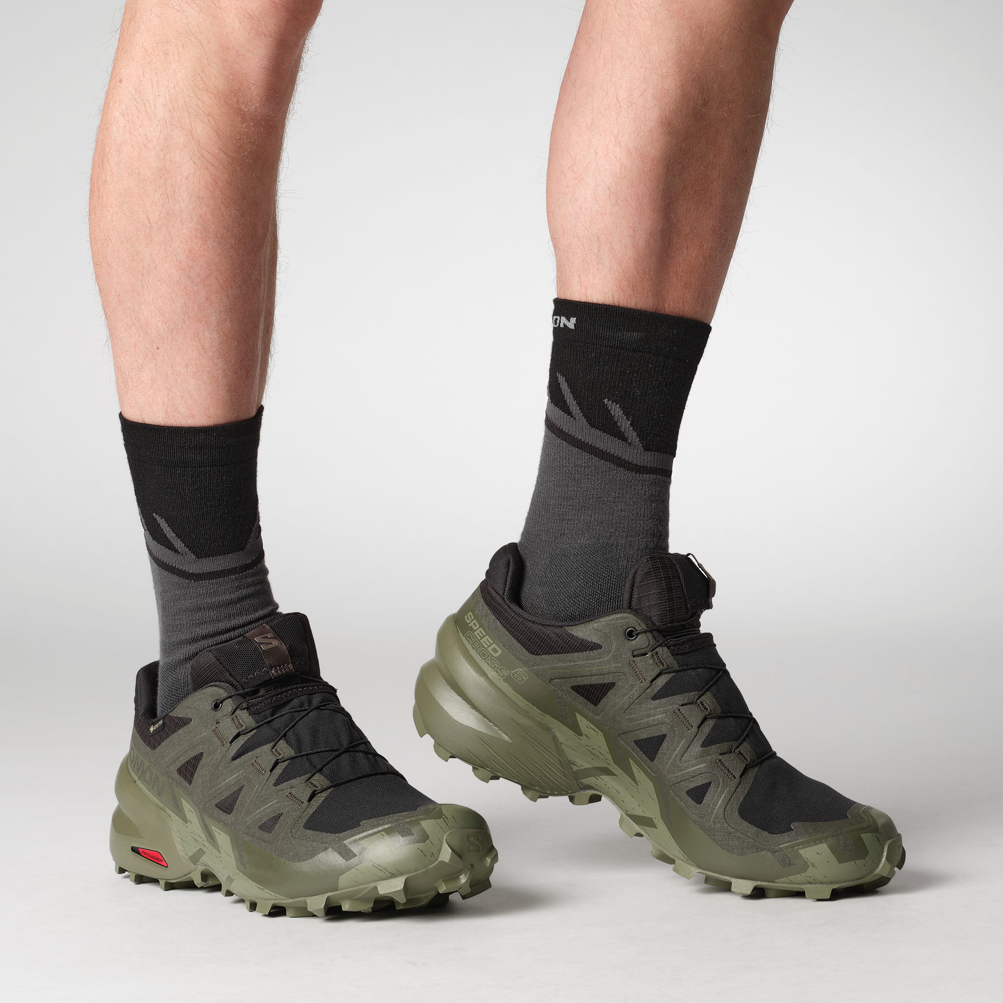 Salomon Speedcross 6 GORE-TEX L47584100 Men 12 Black Trail Running Shoes DDK1418 SPEEDCROSS 6 GORE-TEX Black | Salomon main image 3