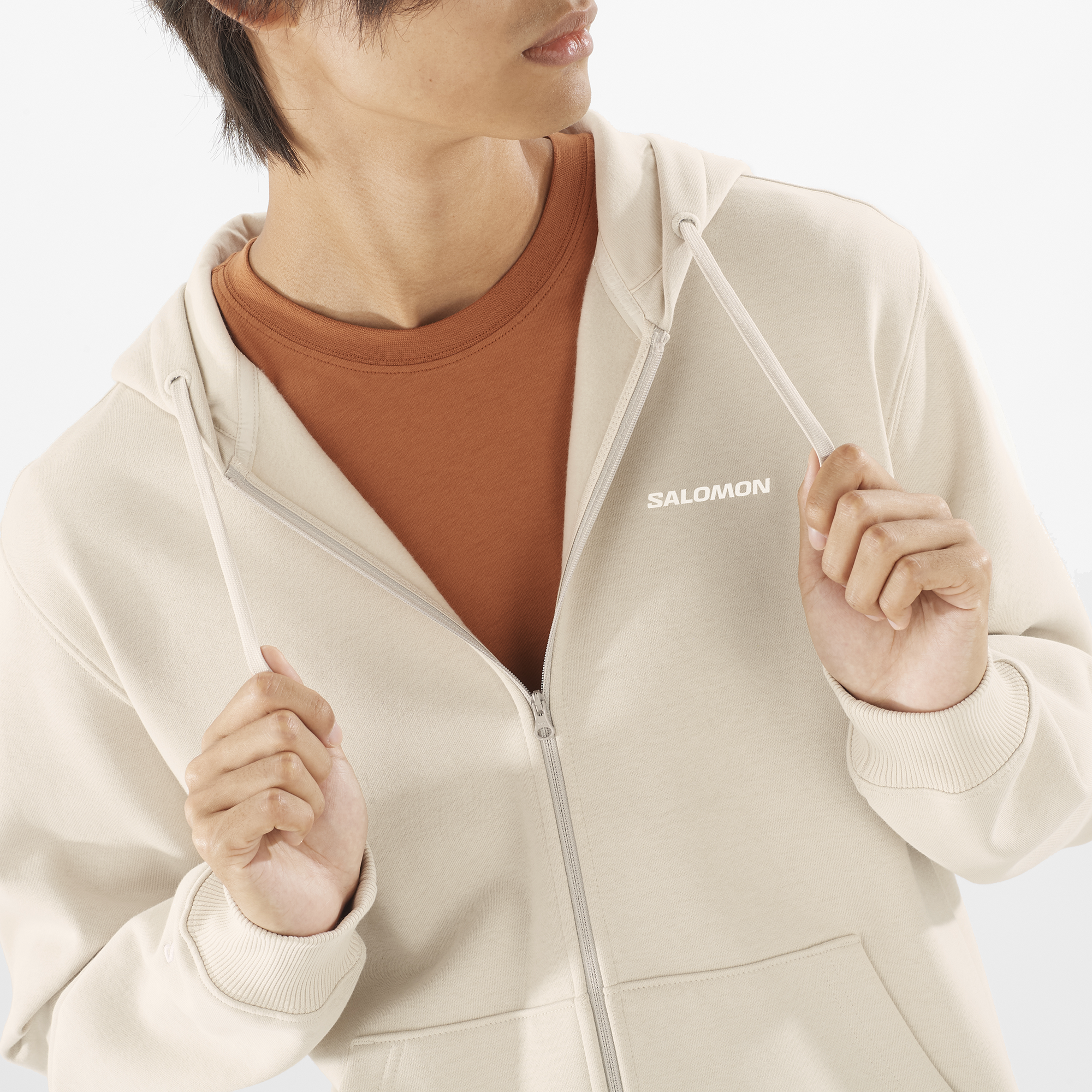 CHEST LOGO Men's Hooded Sweatshirt | Salomon