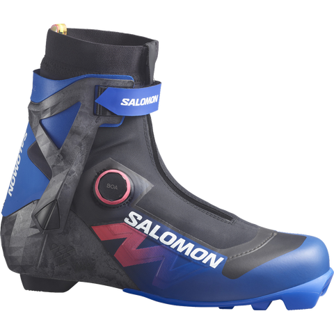 Лыжные ботинки Salomon Equipe Race Skate BOA, цвет: Чёрный / Синий